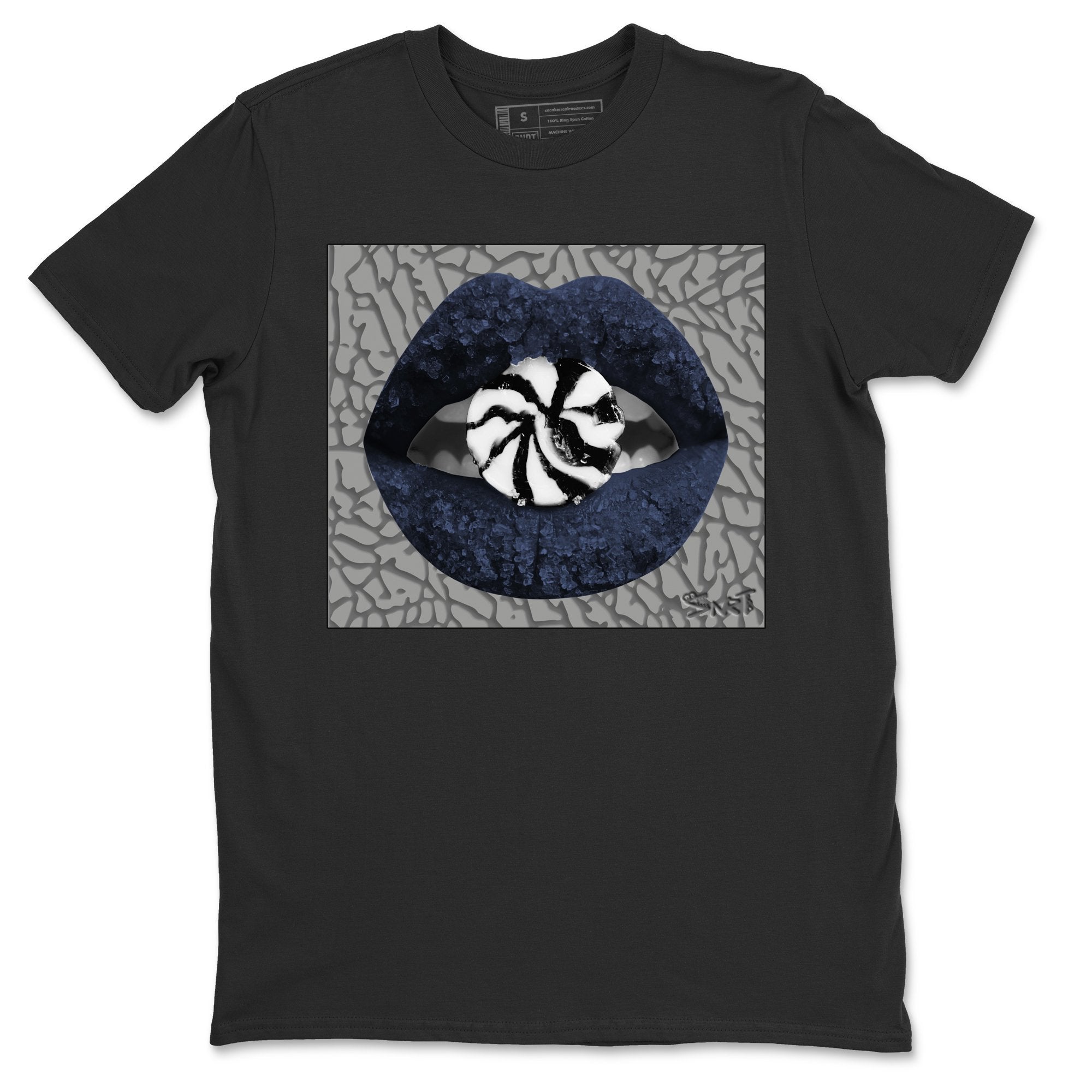 Lips Candy Unisex Tops - Air Jordan 3 Midnight Navy