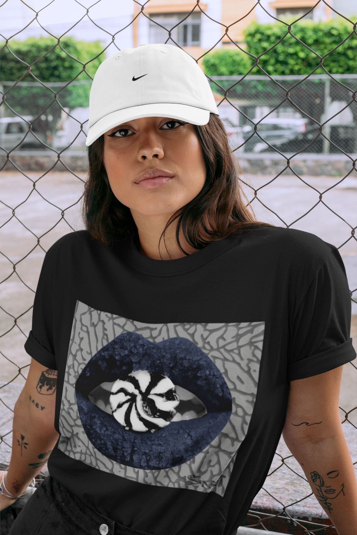 Lips Candy Unisex Tops - Air Jordan 3 Midnight Navy