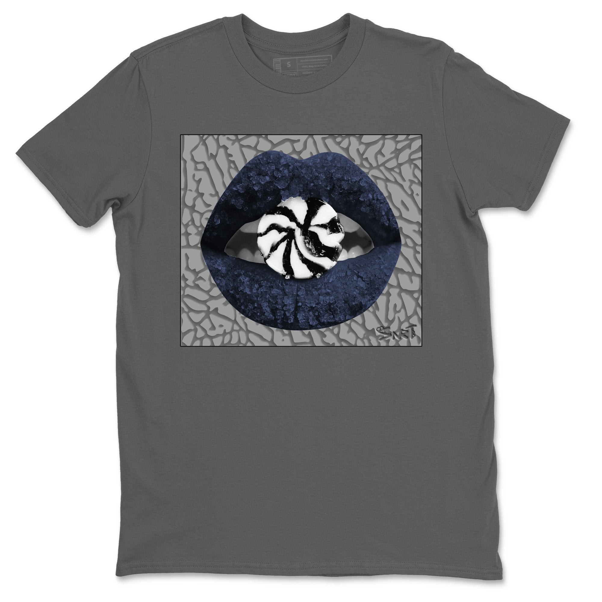 Lips Candy Unisex Tops - Air Jordan 3 Midnight Navy