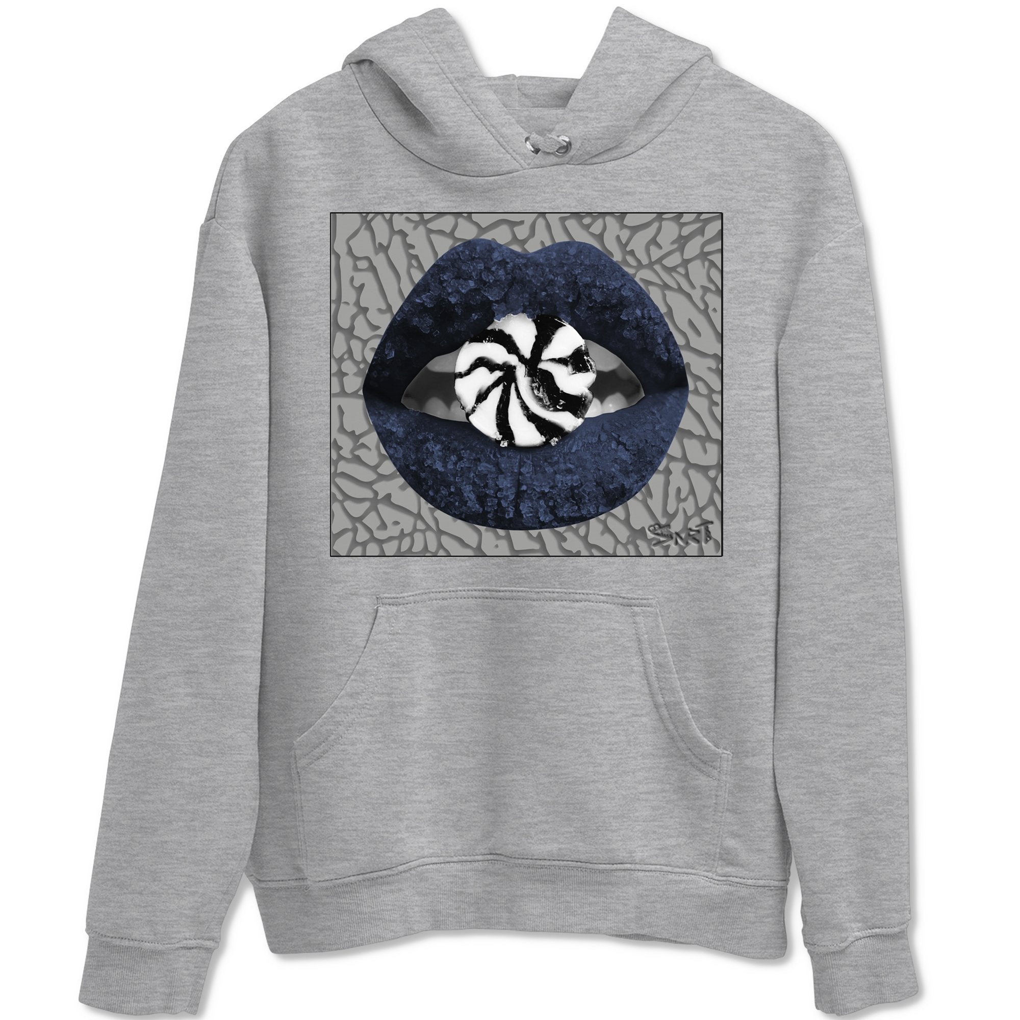 Lips Candy Unisex Tops - Air Jordan 3 Midnight Navy