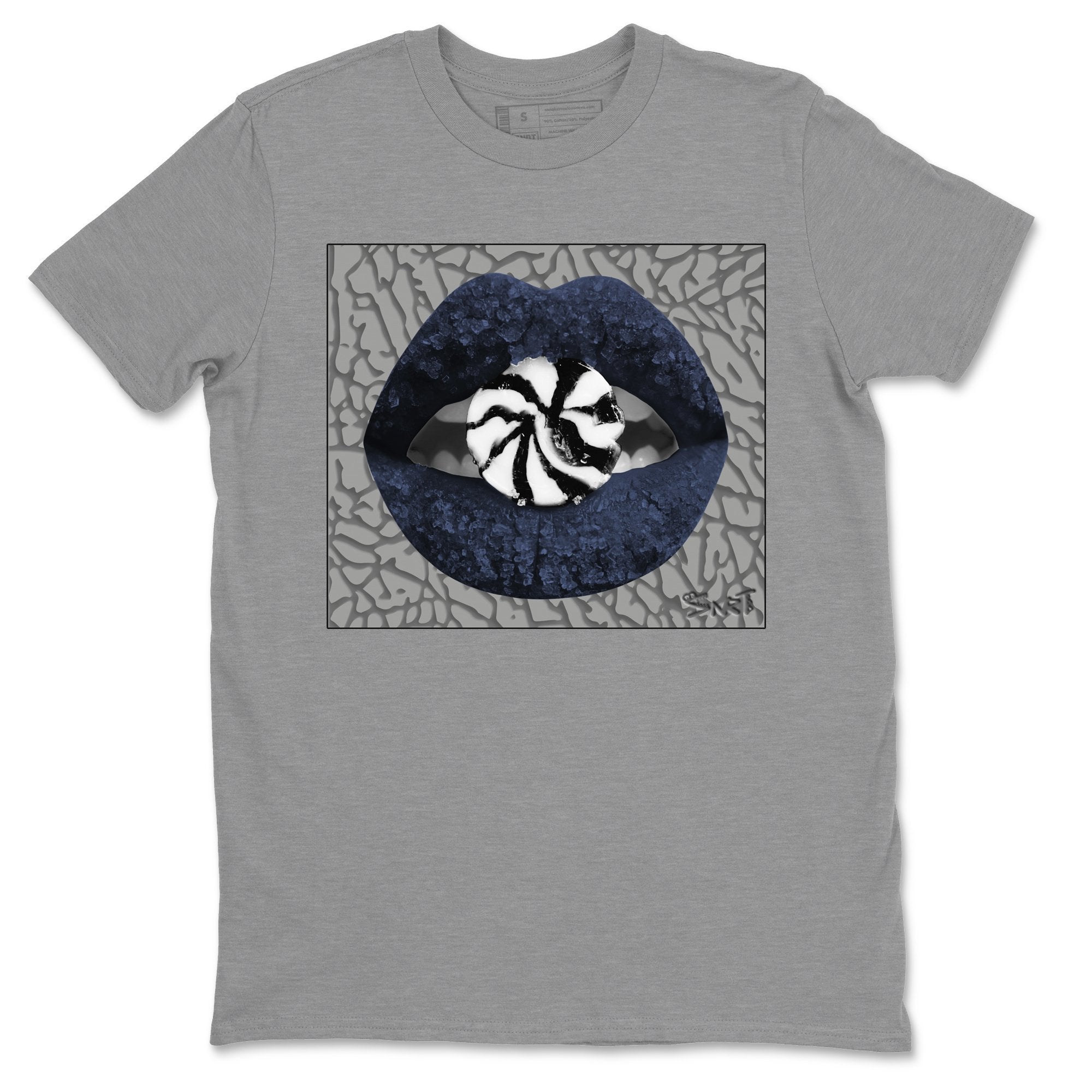 Lips Candy Unisex Tops - Air Jordan 3 Midnight Navy