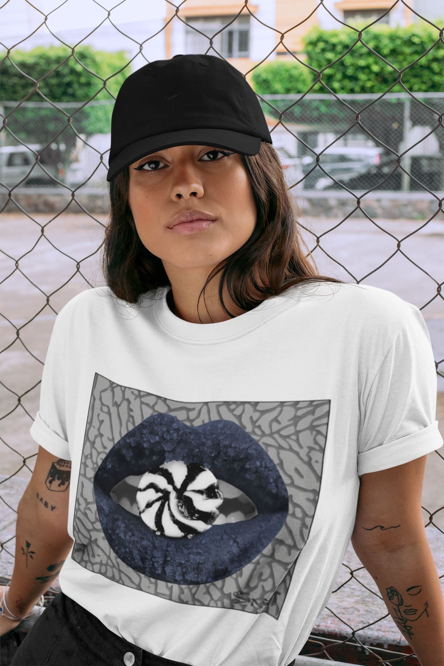 Lips Candy Unisex Tops - Air Jordan 3 Midnight Navy