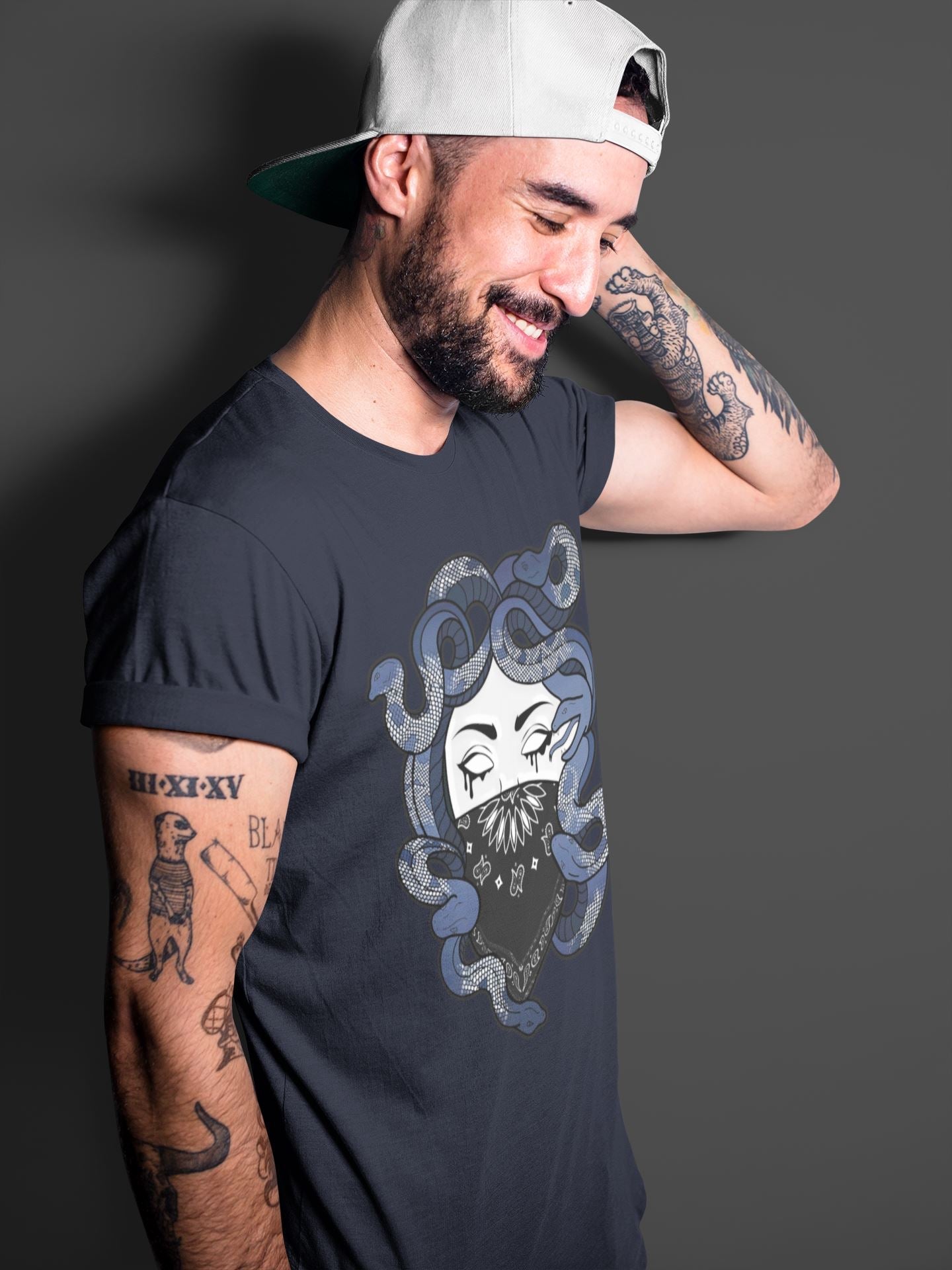 Medusa Unisex Tops - Air Jordan 3 Midnight Navy