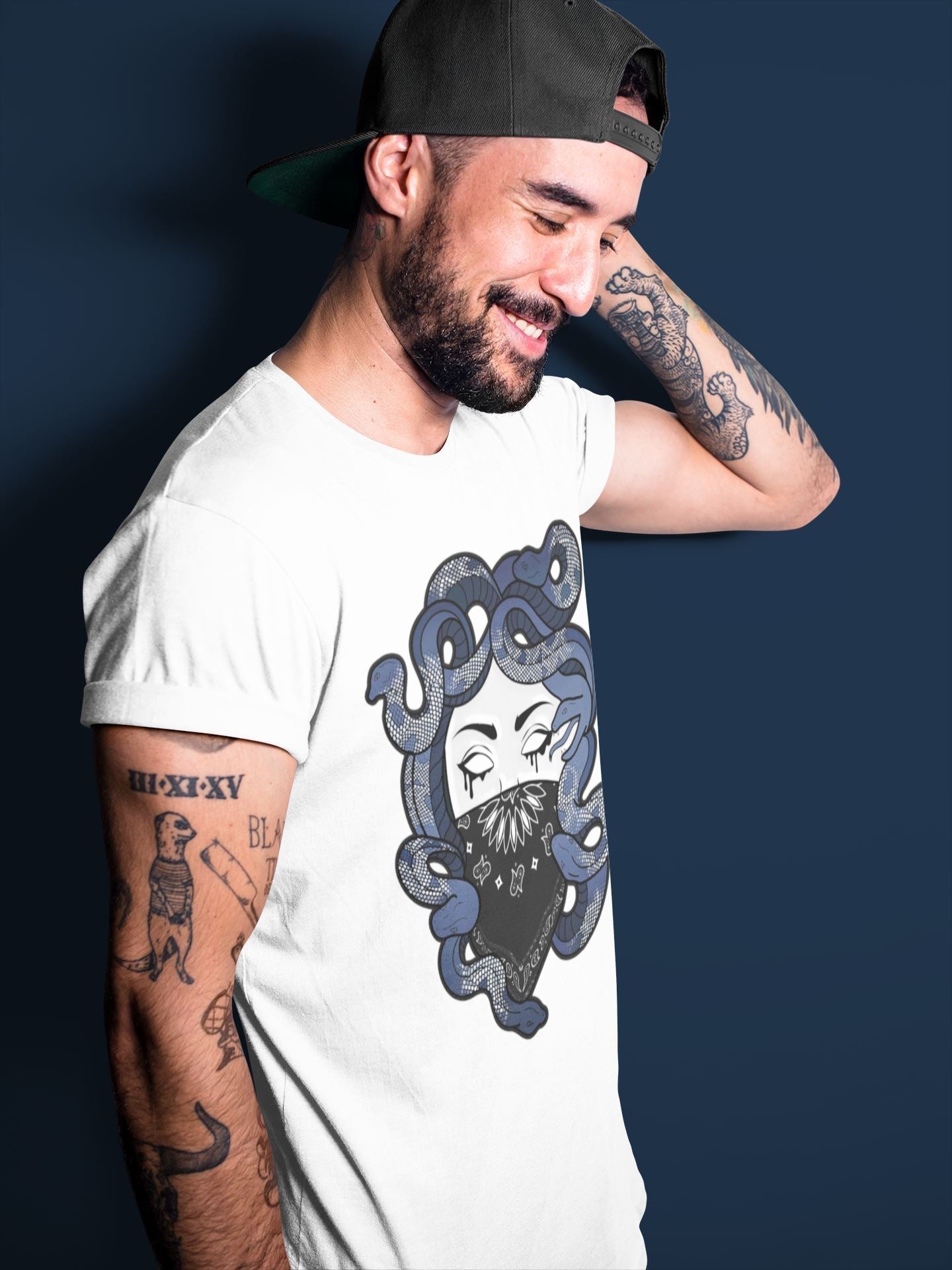 Medusa Unisex Tops - Air Jordan 3 Midnight Navy