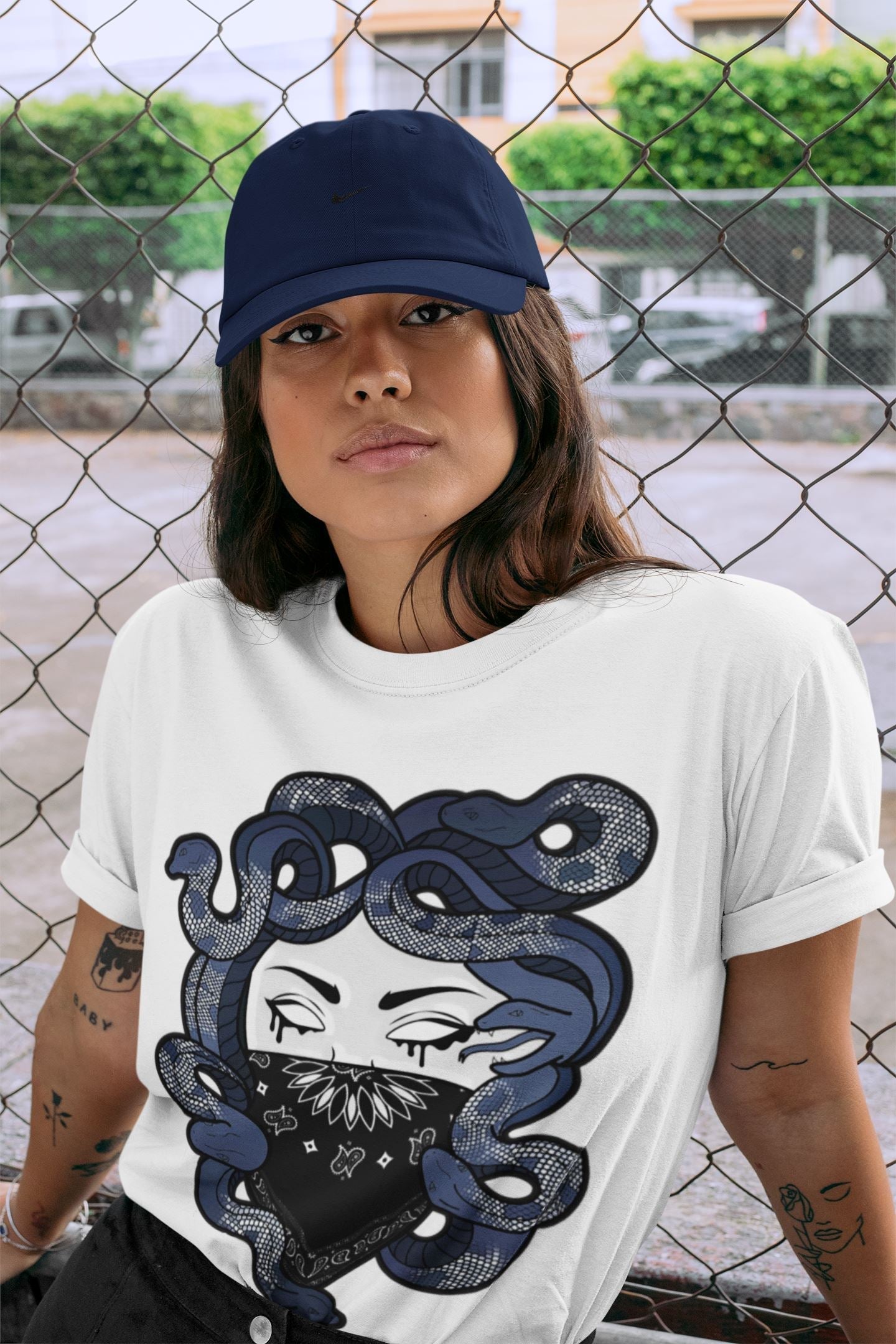 Medusa Unisex Tops - Air Jordan 3 Midnight Navy