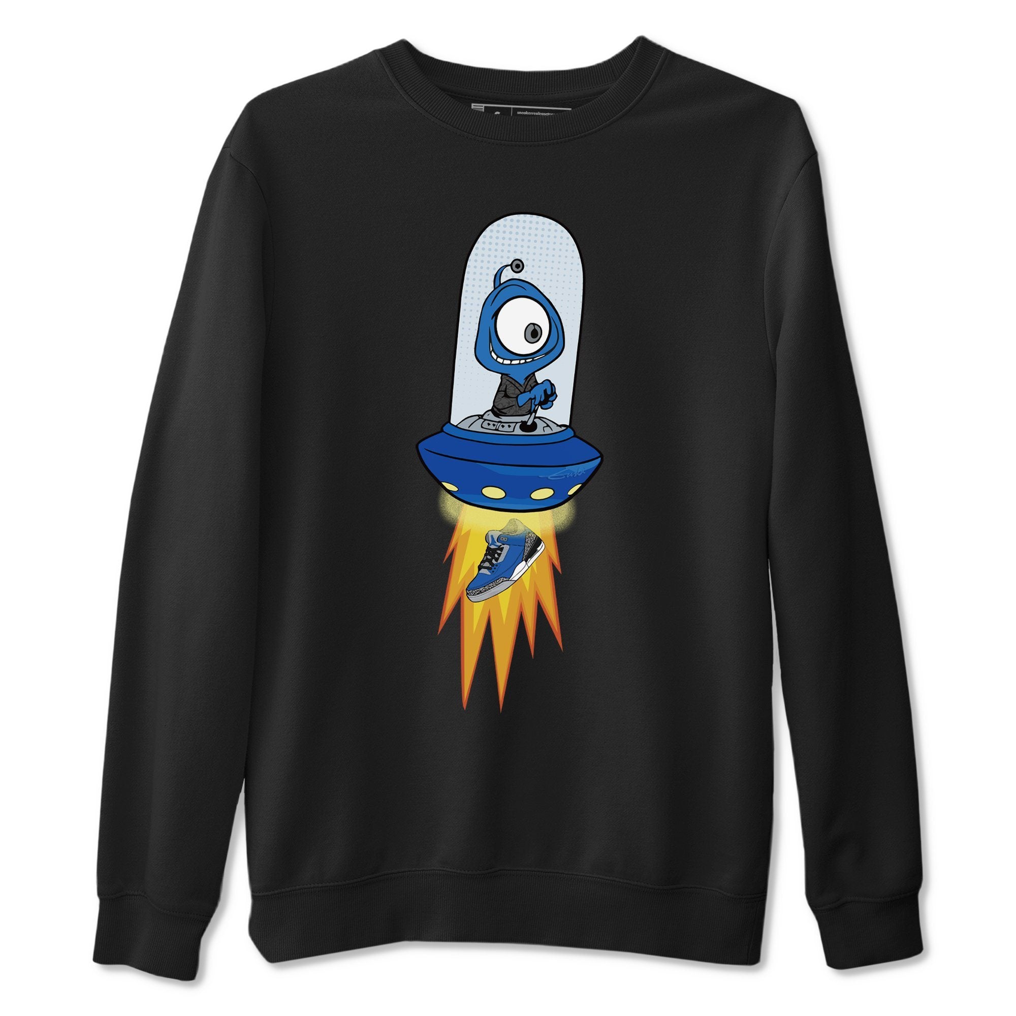 Alien Unisex Tops - Air Jordan 3 Varsity Royal