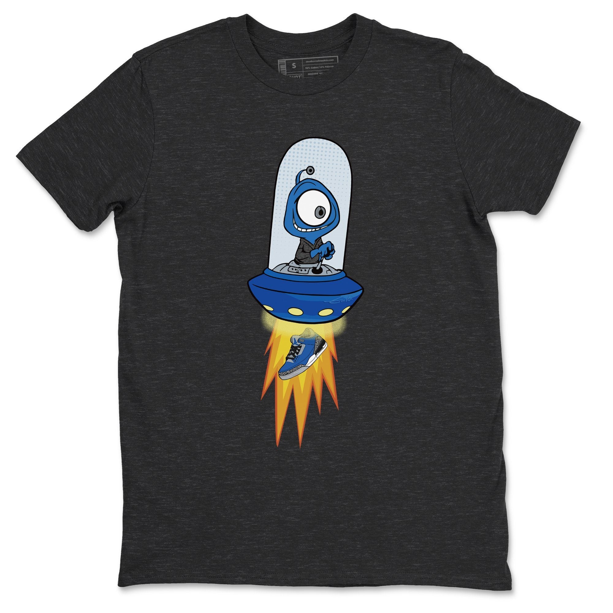 Alien Unisex Tops - Air Jordan 3 Varsity Royal