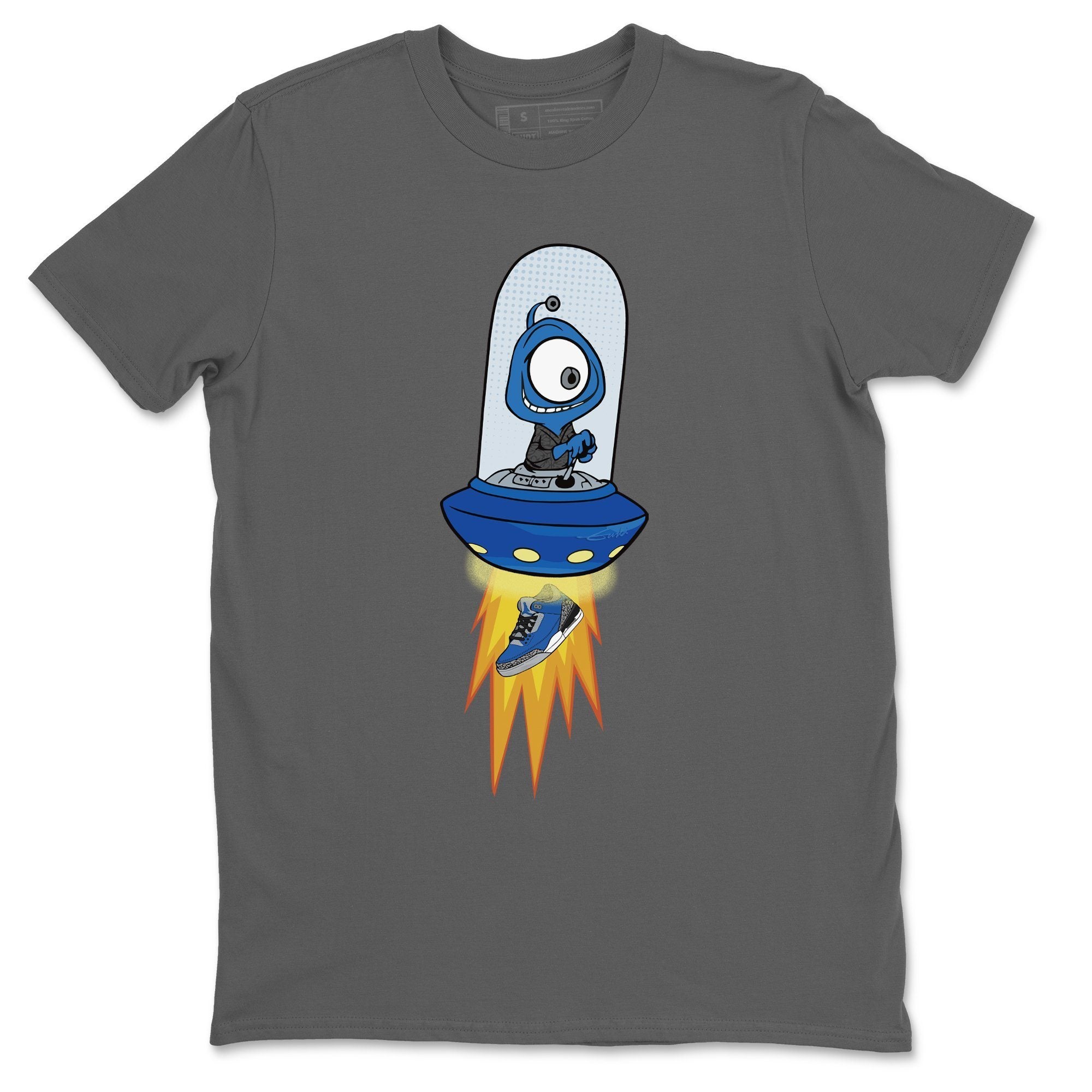 Alien Unisex Tops - Air Jordan 3 Varsity Royal