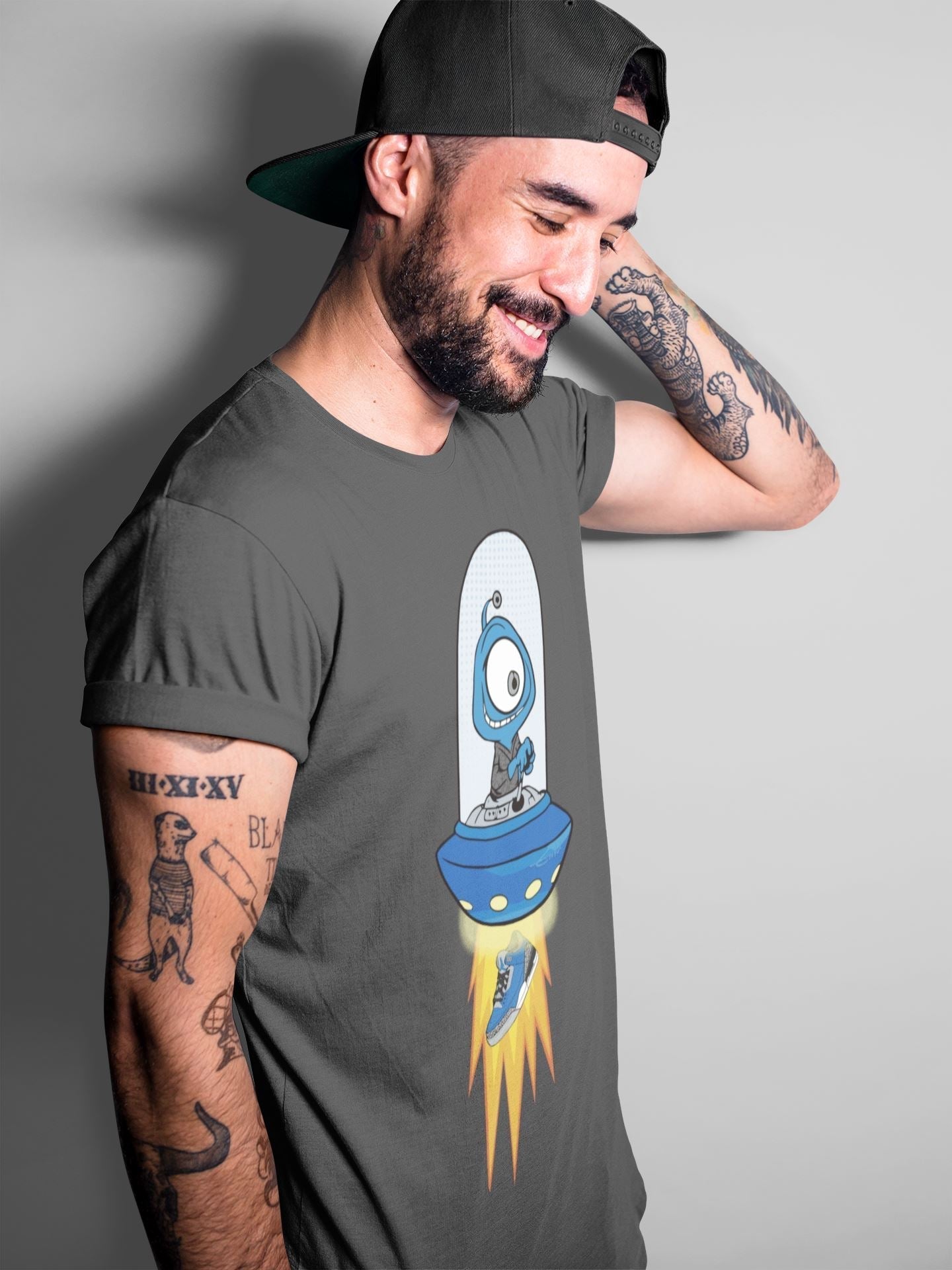 Alien Unisex Tops - Air Jordan 3 Varsity Royal