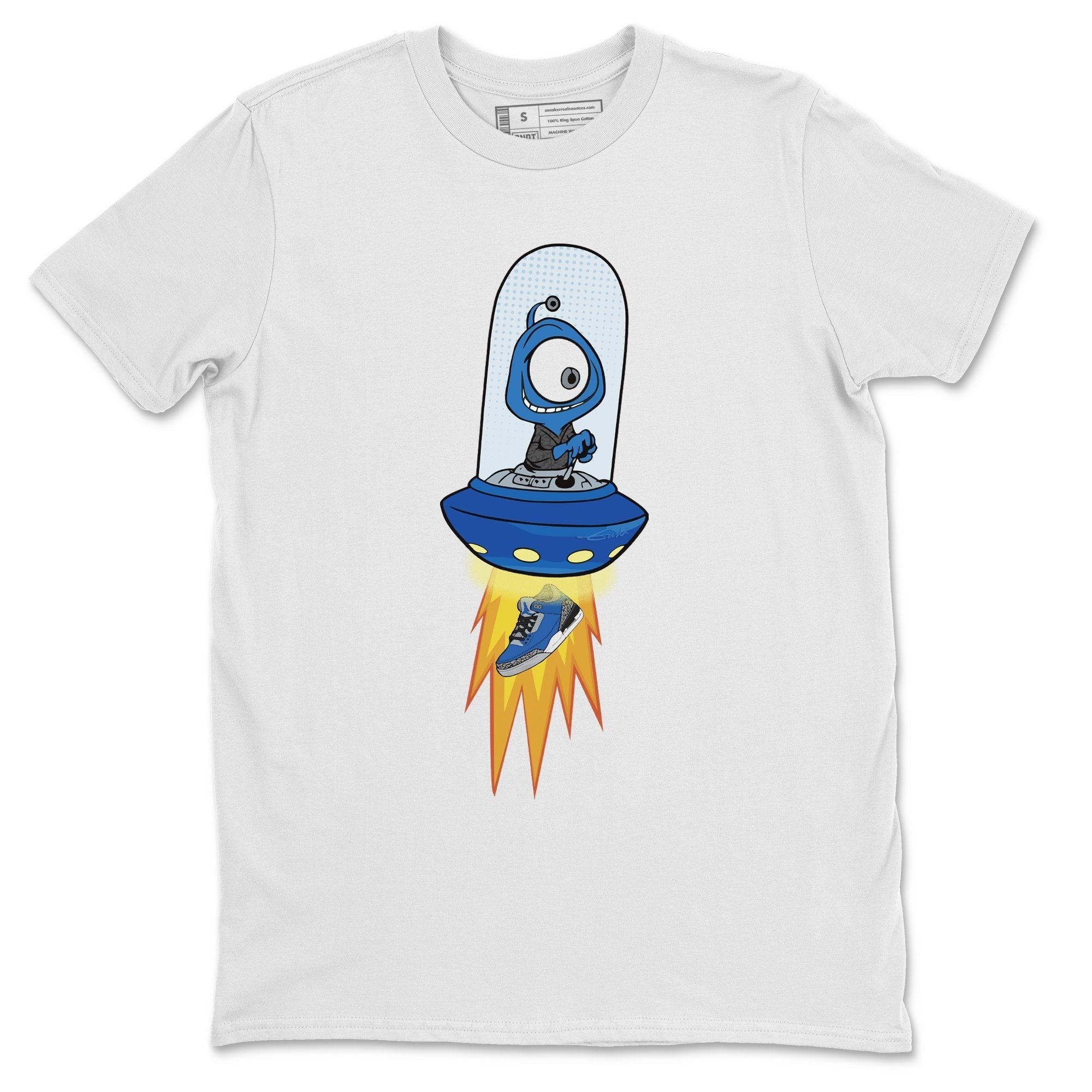 Alien Unisex Tops - Air Jordan 3 Varsity Royal