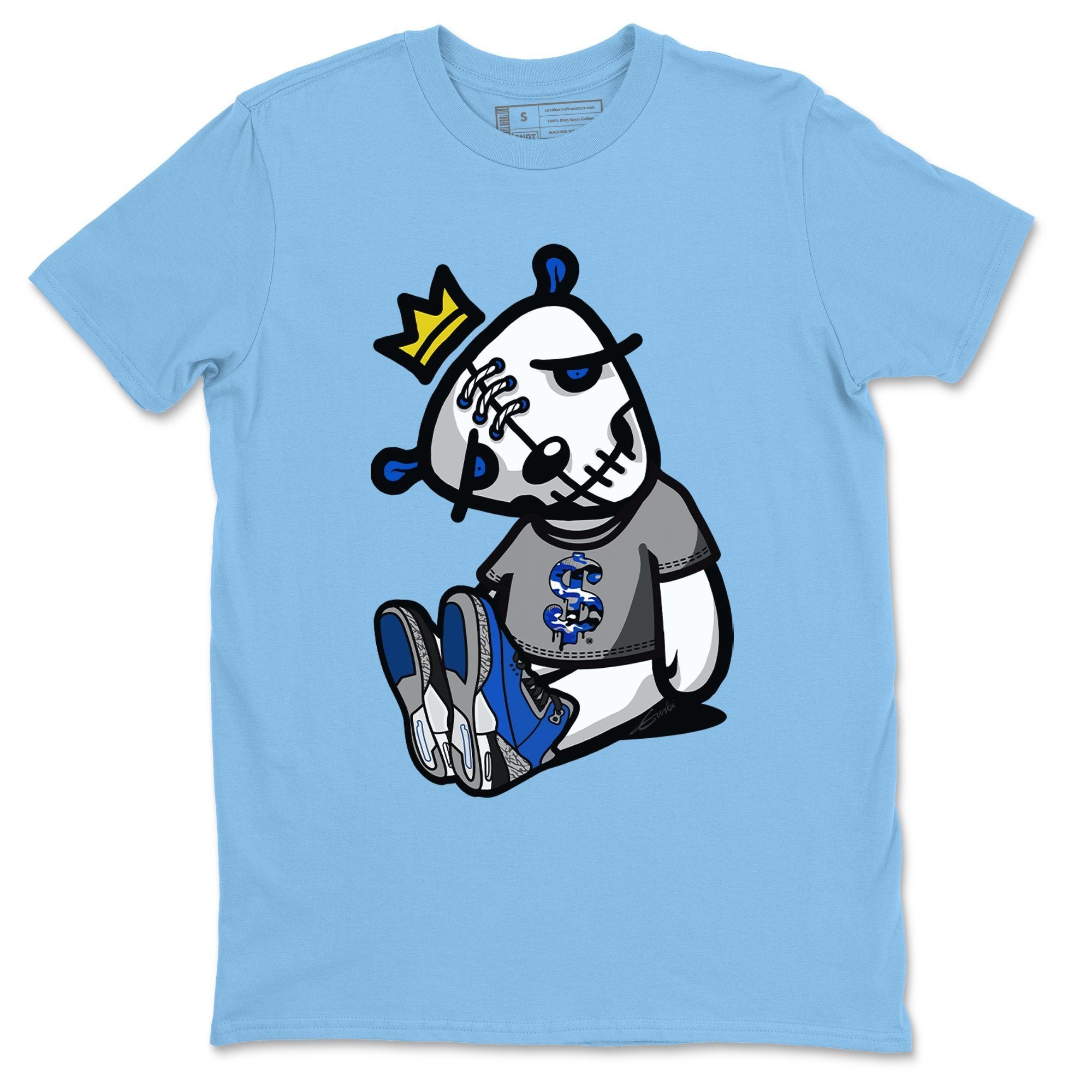 Dead Dolls Unisex Tops - Air Jordan 3 Varsity Royal