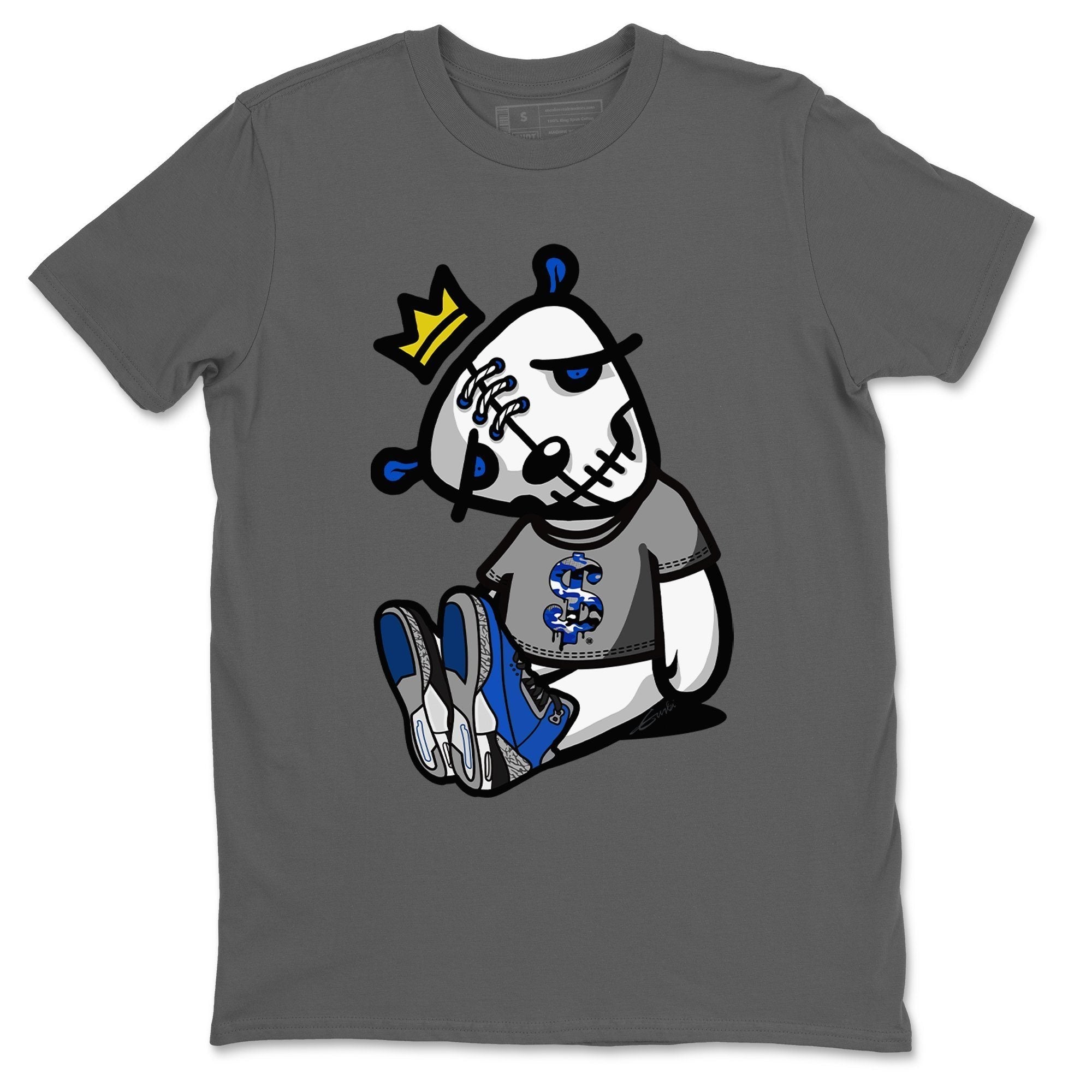 Dead Dolls Unisex Tops - Air Jordan 3 Varsity Royal