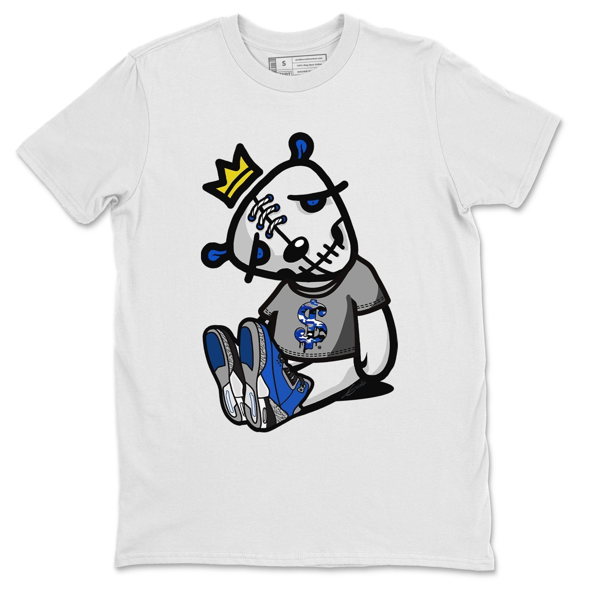Dead Dolls Unisex Tops - Air Jordan 3 Varsity Royal