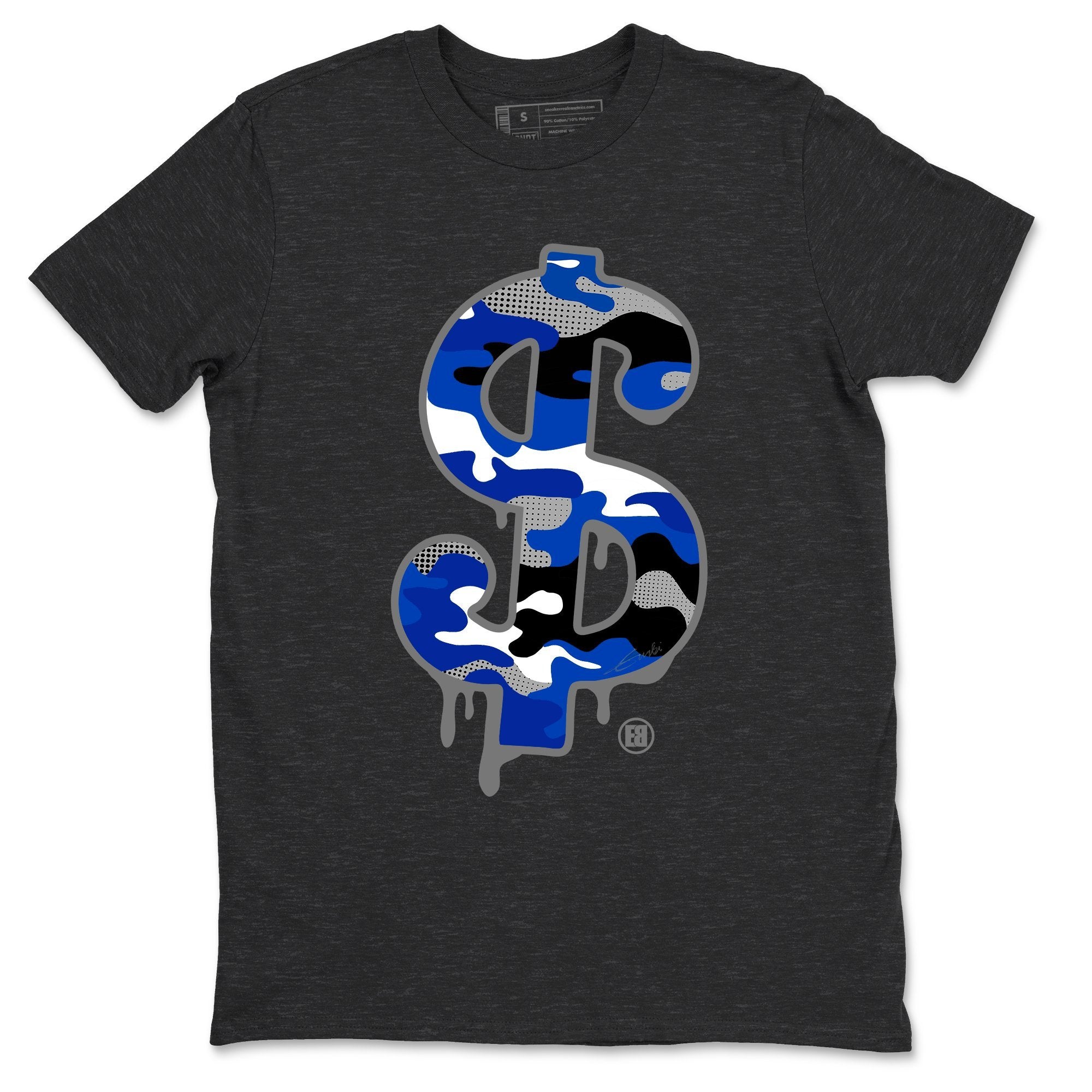 Dollar Camo Unisex Tops - Air Jordan 3 Varsity Royal