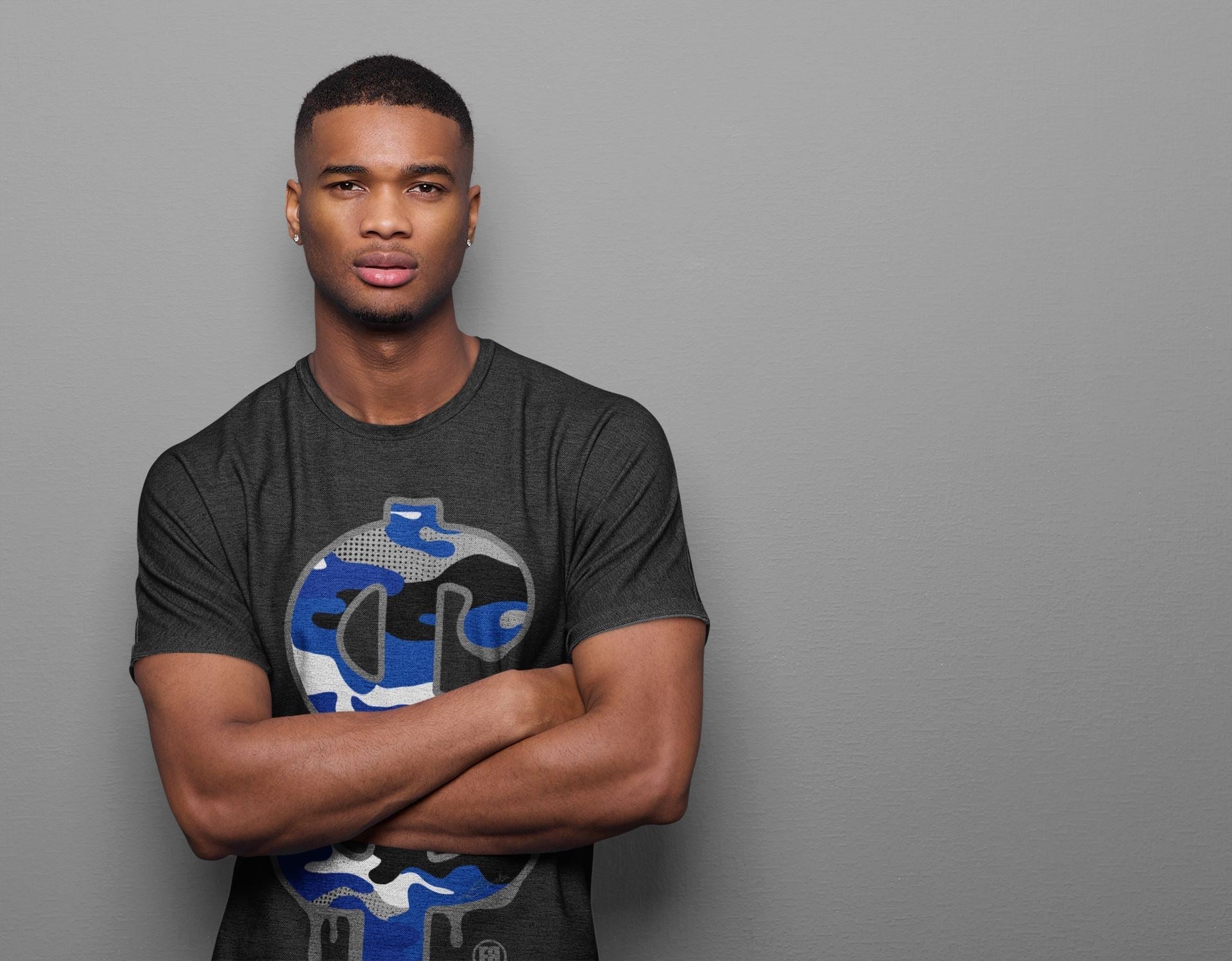 Dollar Camo Unisex Tops - Air Jordan 3 Varsity Royal