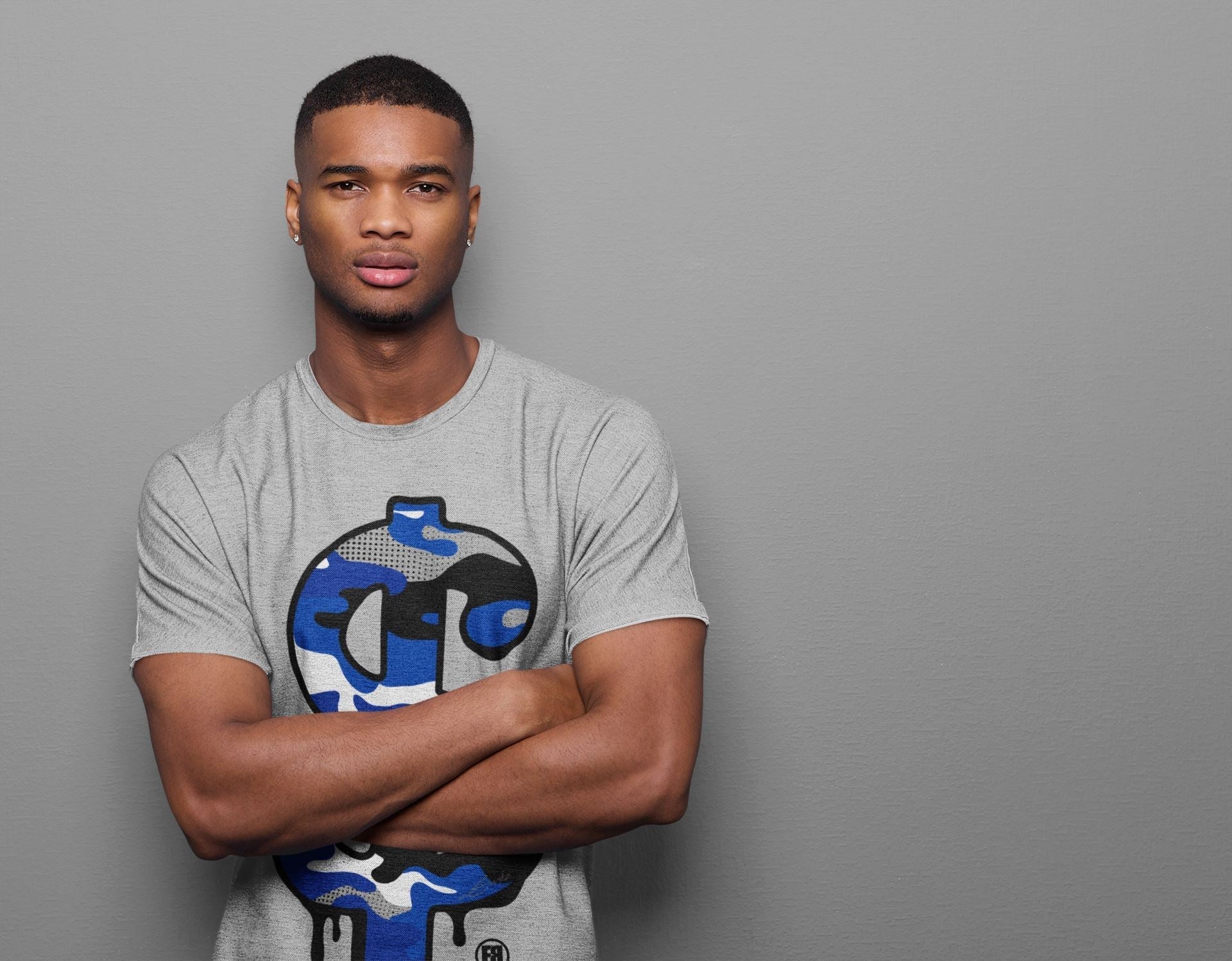 Dollar Camo Unisex Tops - Air Jordan 3 Varsity Royal