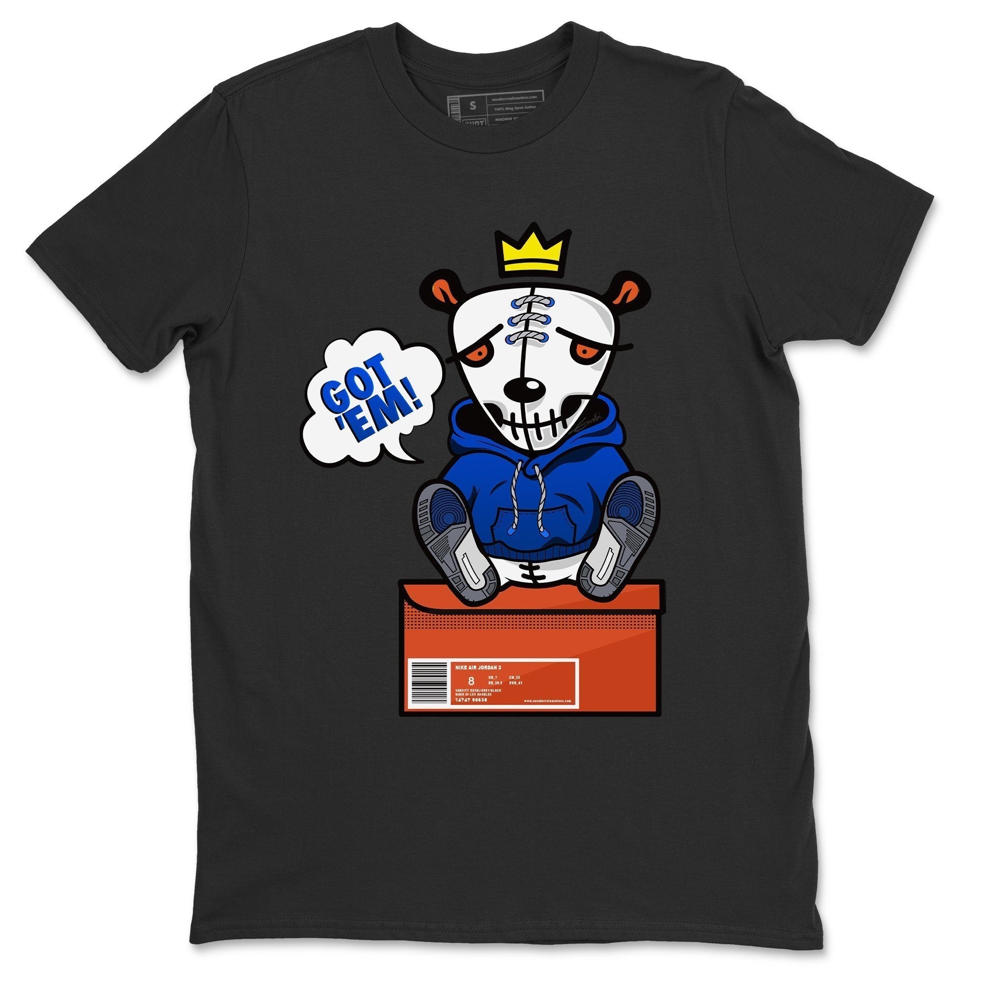 Got Em Unisex Tops - Air Jordan 3 Varsity Royal