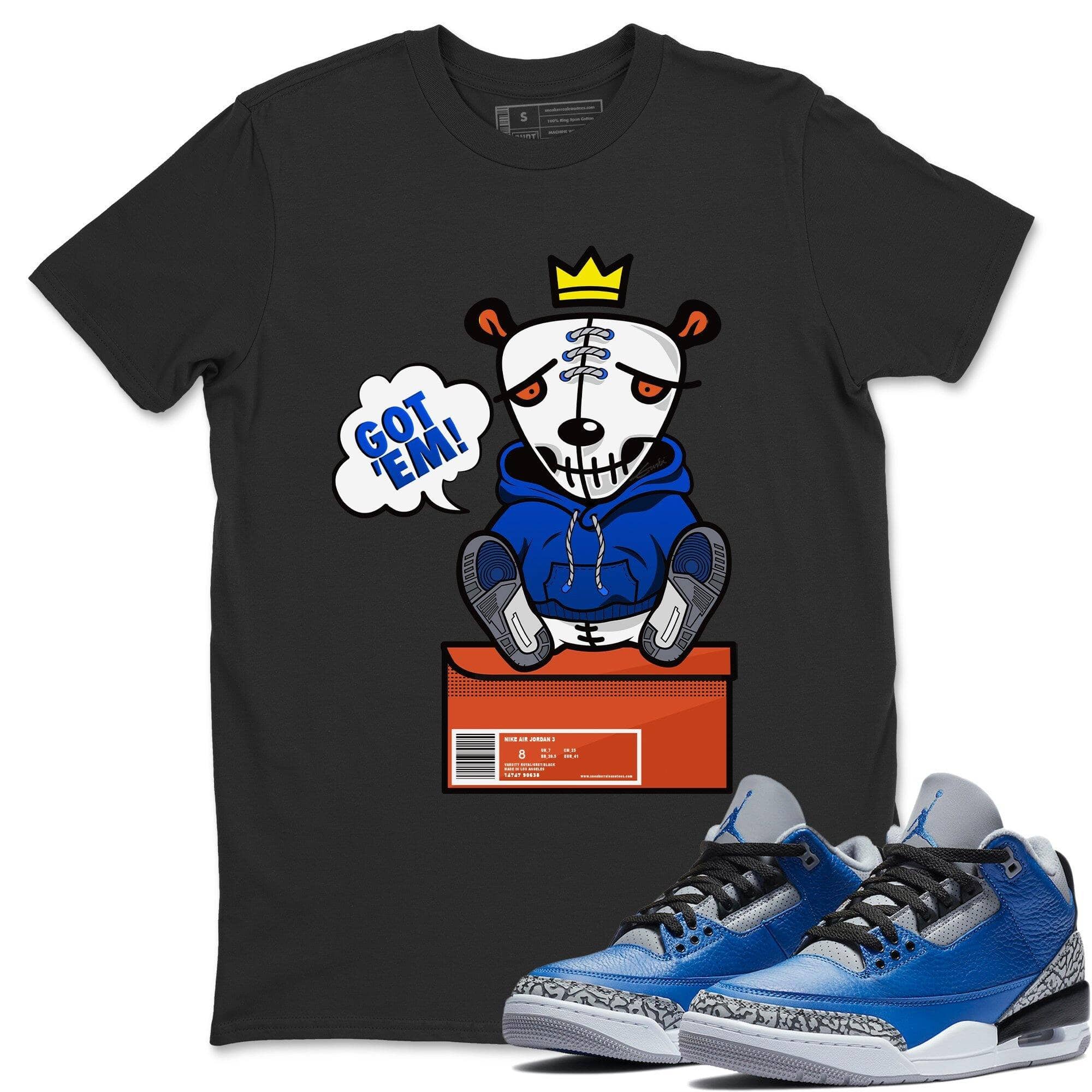 Got Em Unisex Tops - Air Jordan 3 Varsity Royal