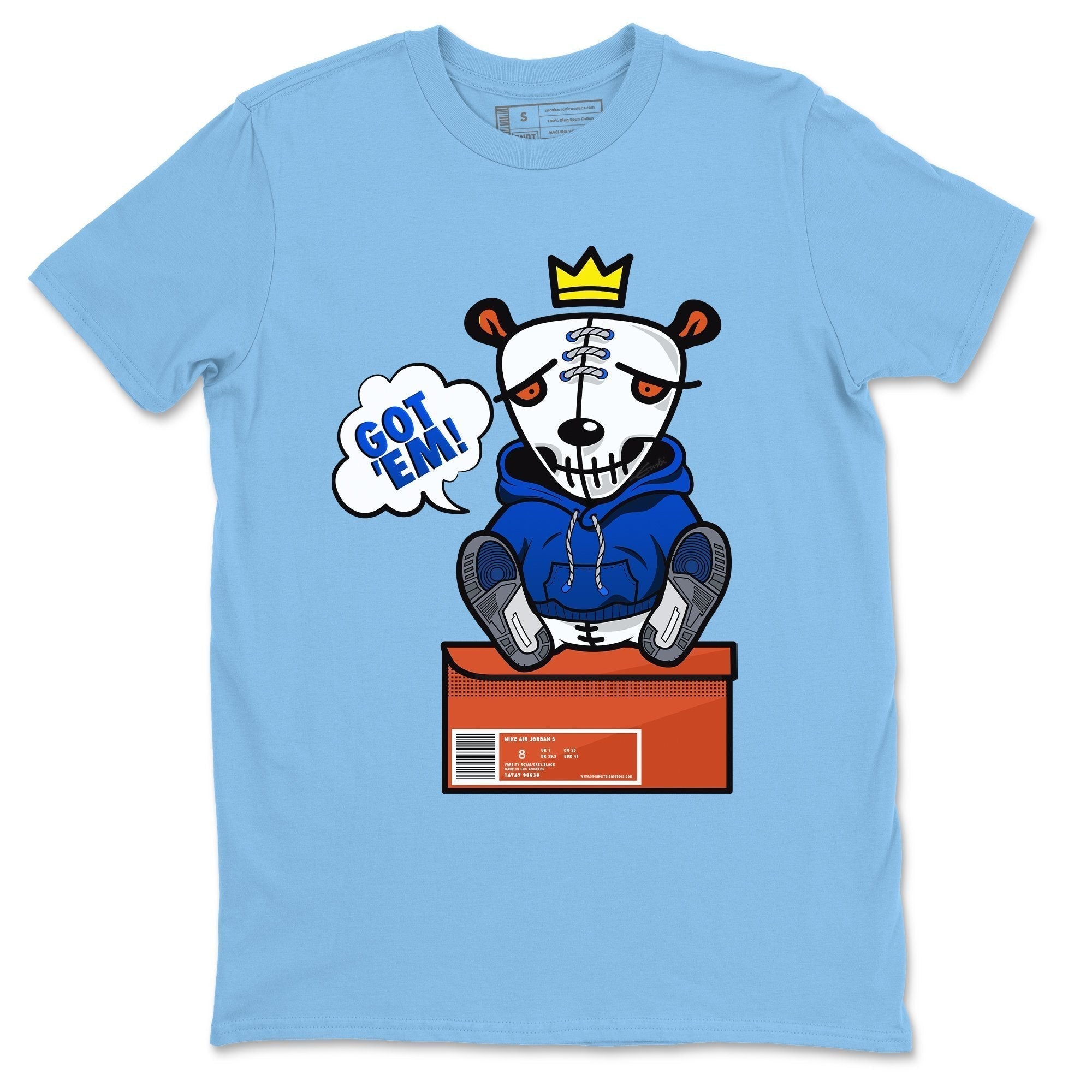 Got Em Unisex Tops - Air Jordan 3 Varsity Royal