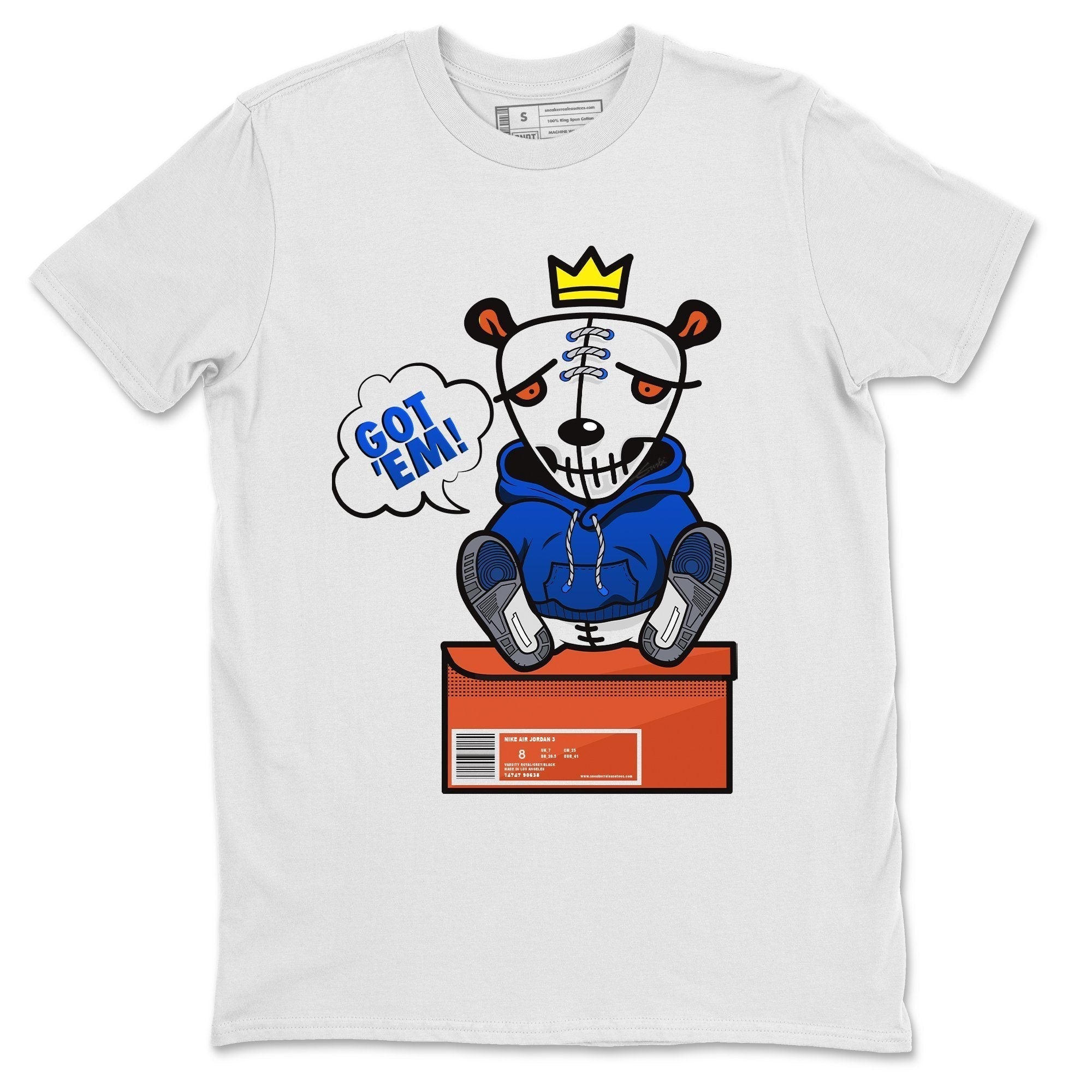 Got Em Unisex Tops - Air Jordan 3 Varsity Royal