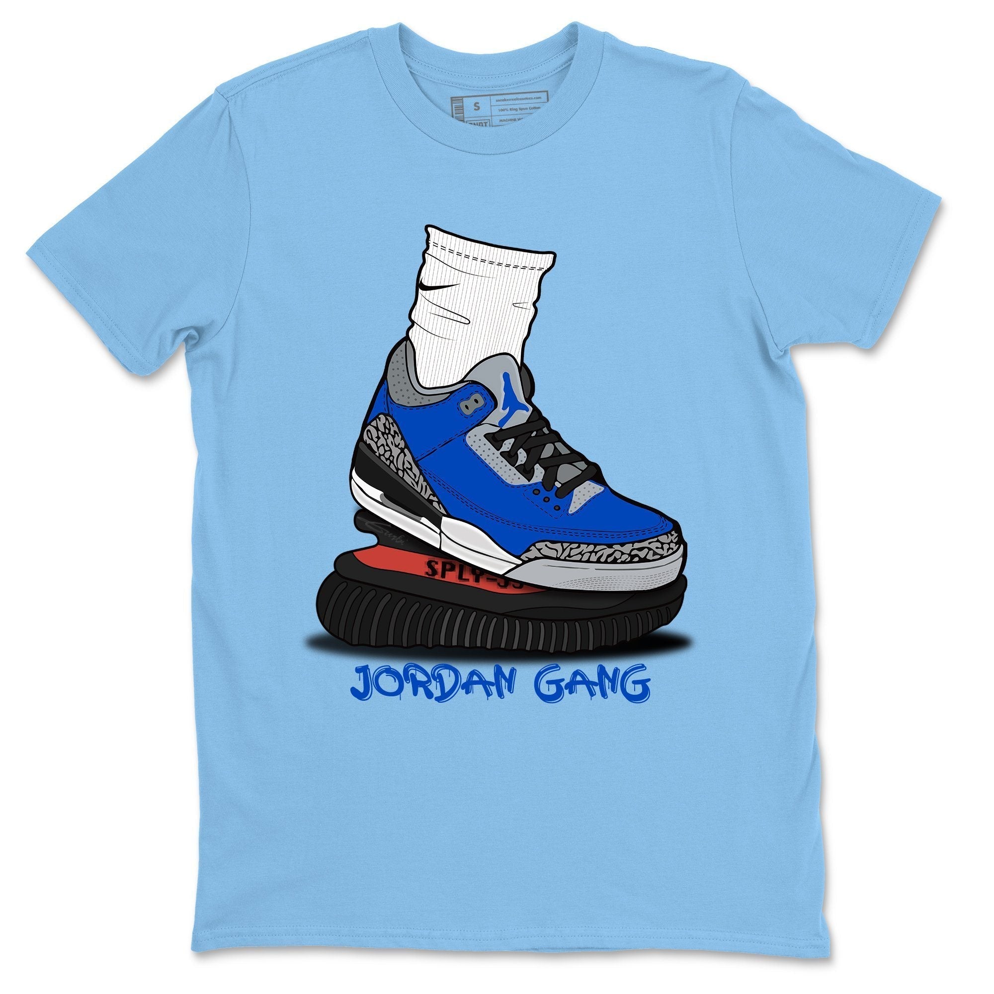 Air Jordan Gang Unisex Tops - Air Jordan 3 Varsity Royal