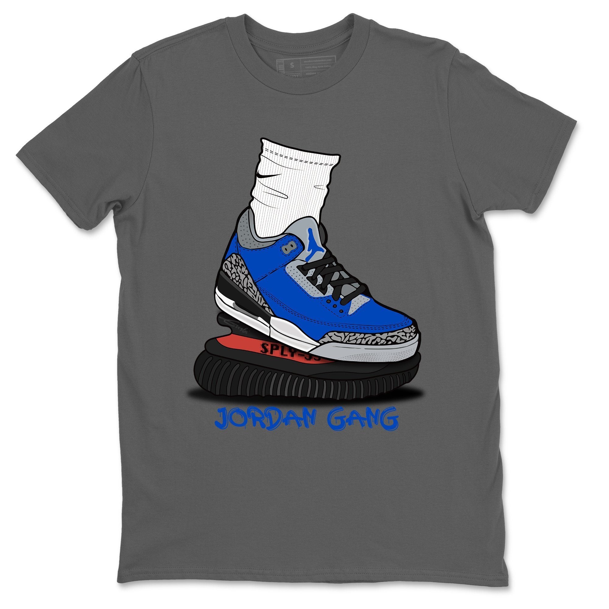 Air Jordan Gang Unisex Tops - Air Jordan 3 Varsity Royal