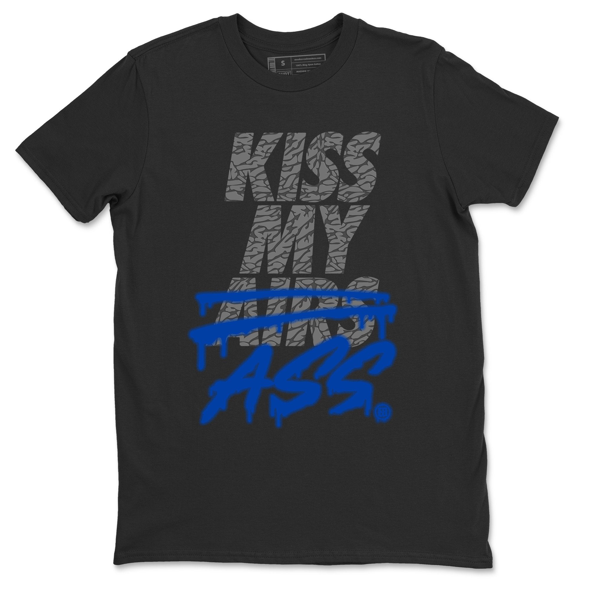 Kiss My Ass Unisex Tops - Air Jordan 3 Varsity Royal