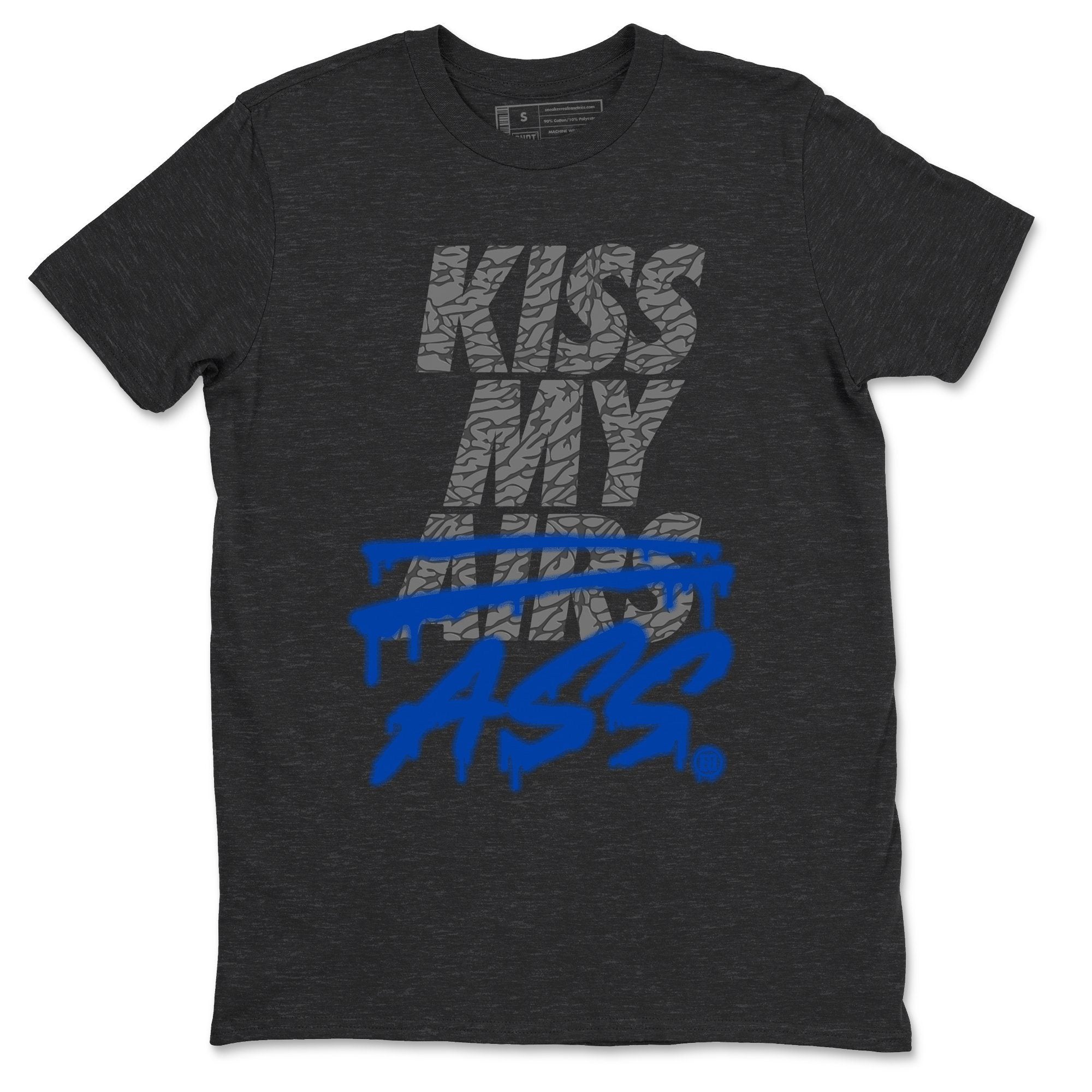 Kiss My Ass Unisex Tops - Air Jordan 3 Varsity Royal