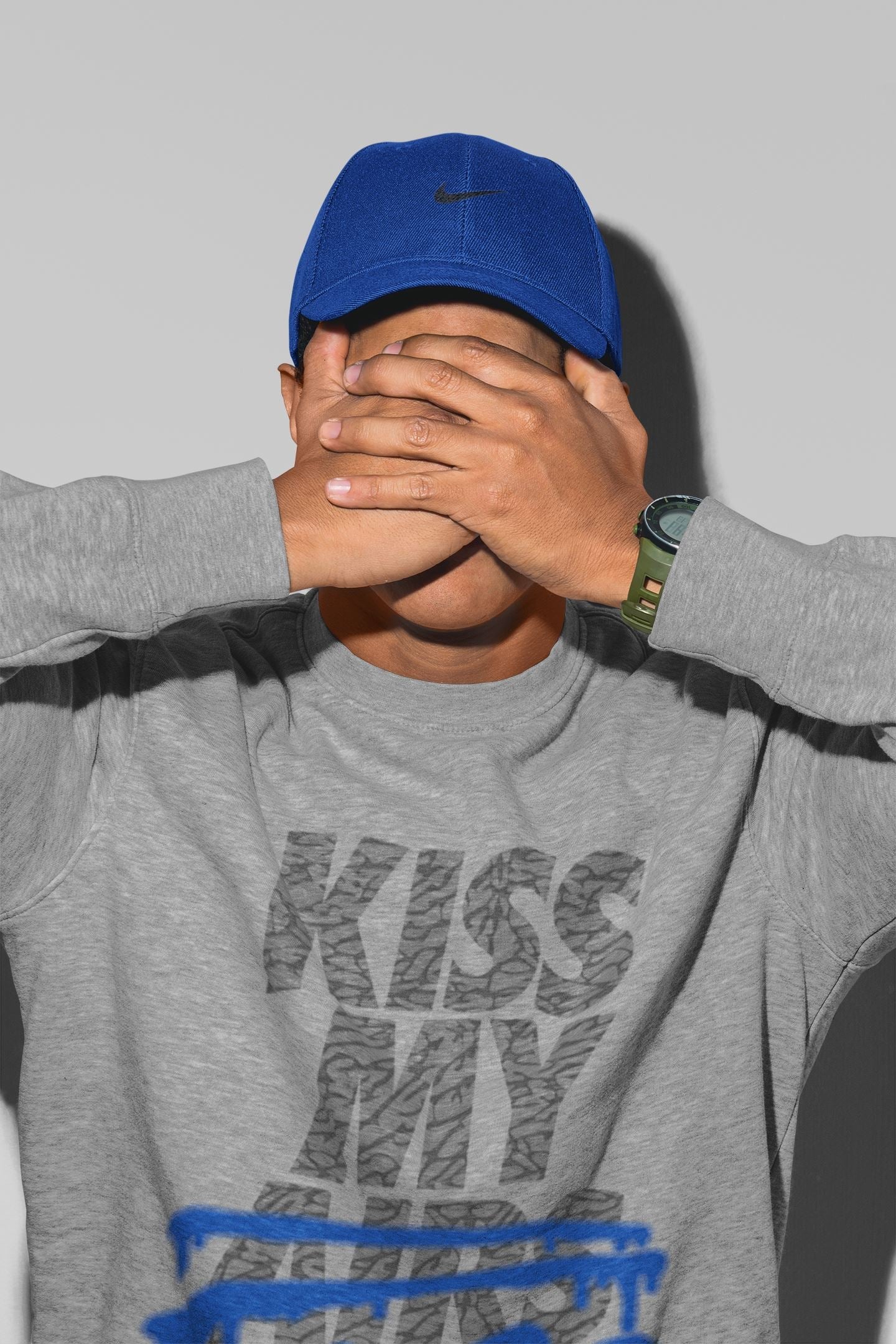 Kiss My Ass Unisex Tops - Air Jordan 3 Varsity Royal