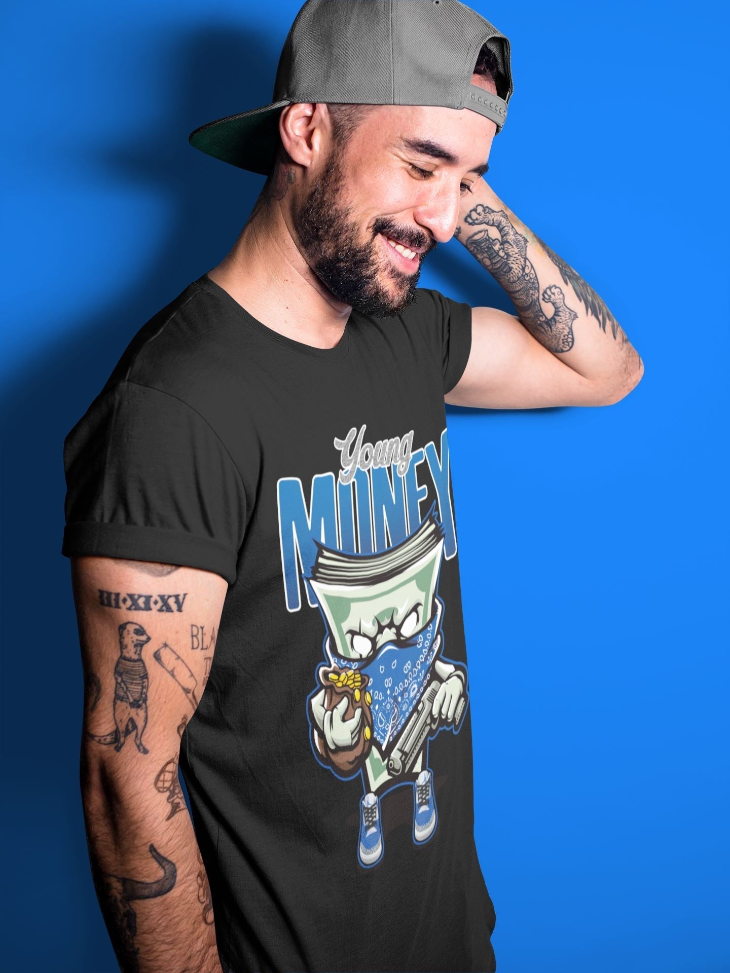 Young Money Unisex Tops - Air Jordan 3 Varsity Royal