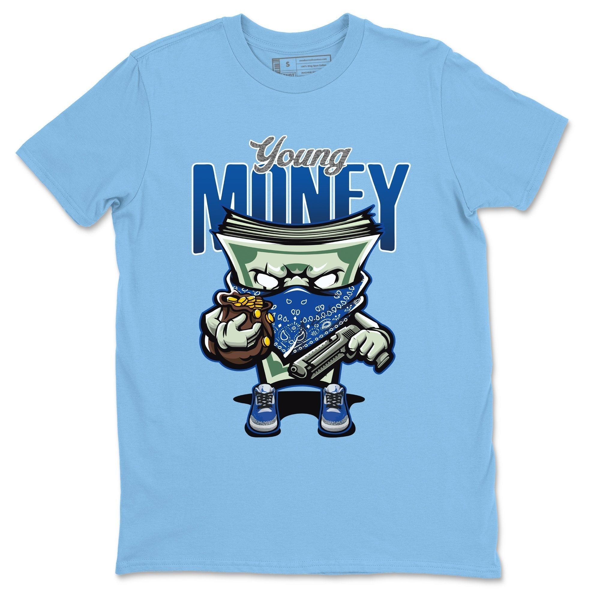 Young Money Unisex Tops - Air Jordan 3 Varsity Royal