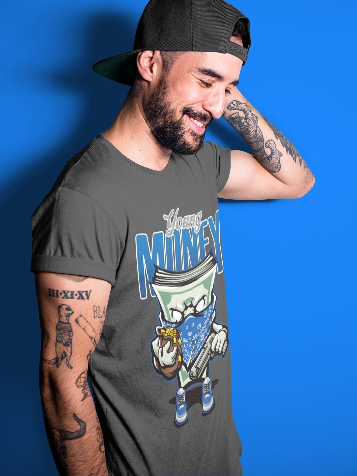 Young Money Unisex Tops - Air Jordan 3 Varsity Royal