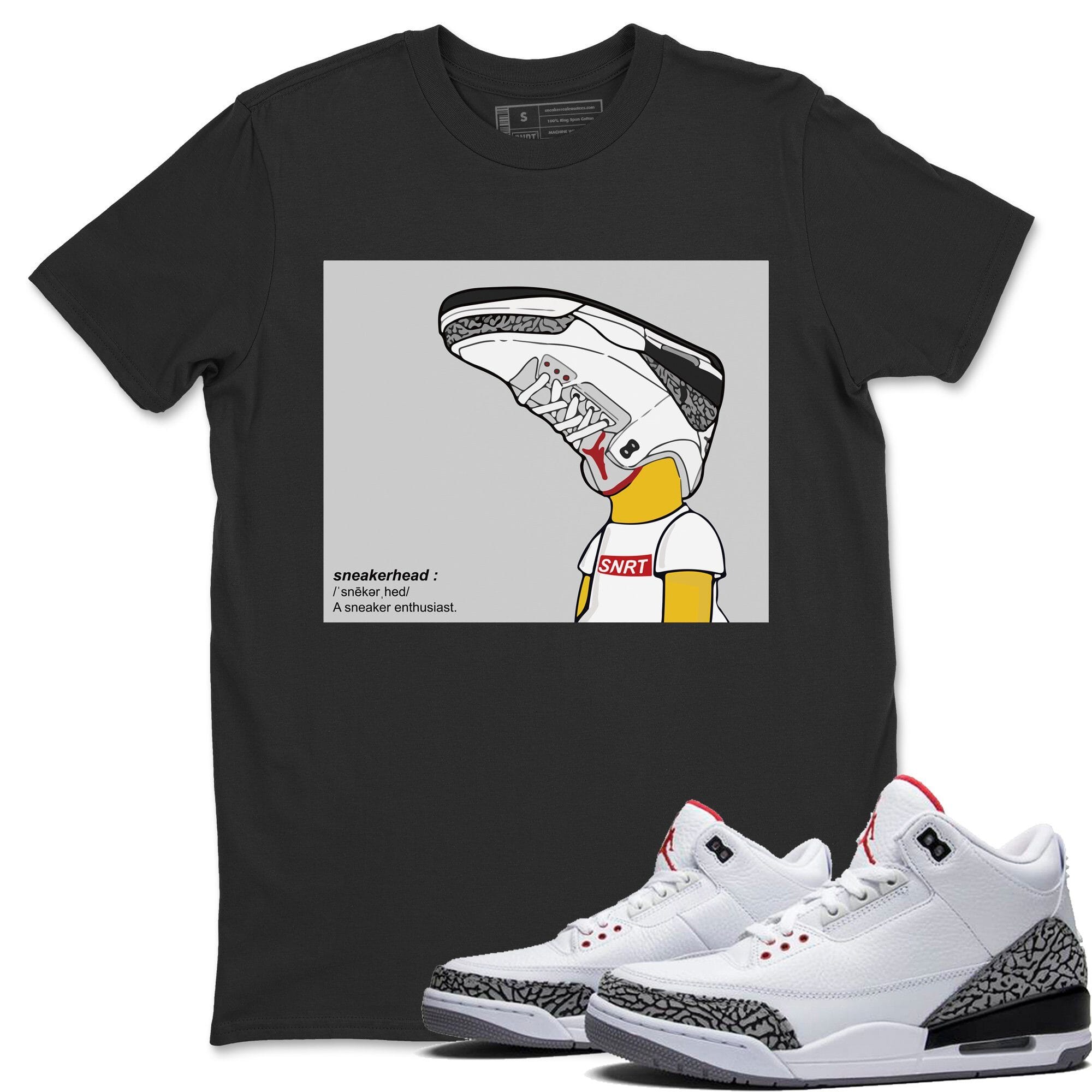 AJ3 snkmatch Unisex Tops - Air Jordan 3 White Cement