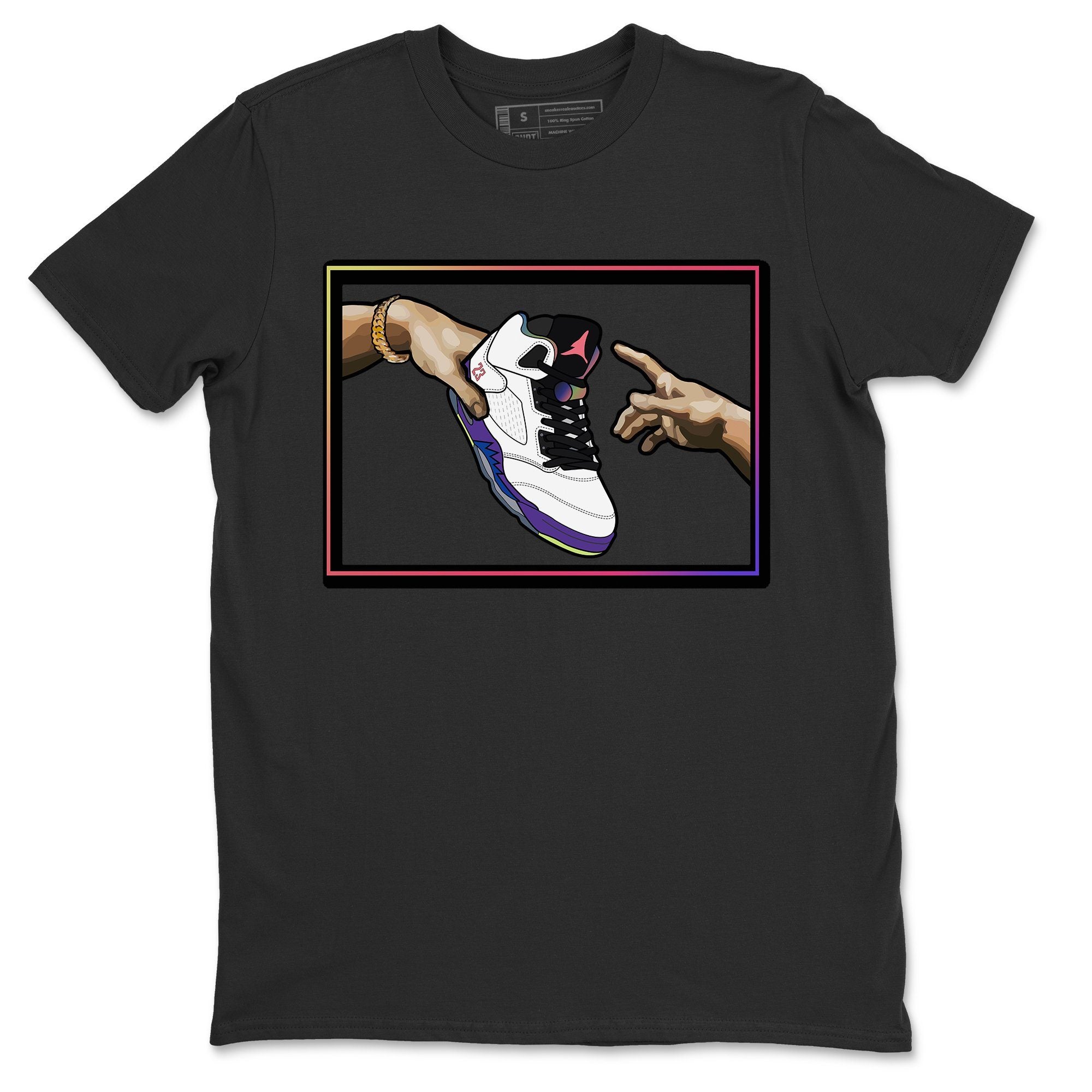 Adam's Creation Unisex Tops - Air Jordan 5 Ghost Green