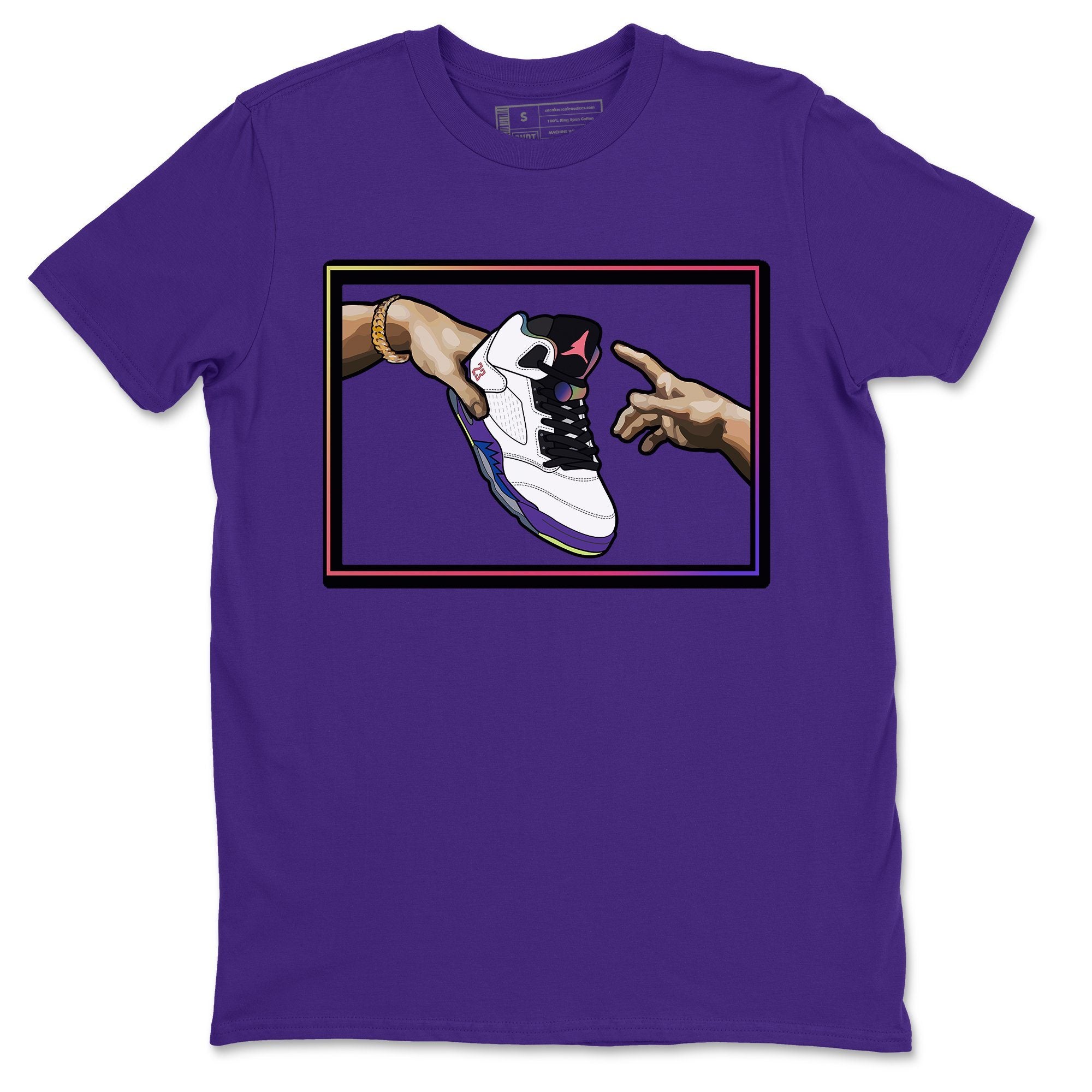 Adam's Creation Unisex Tops - Air Jordan 5 Ghost Green