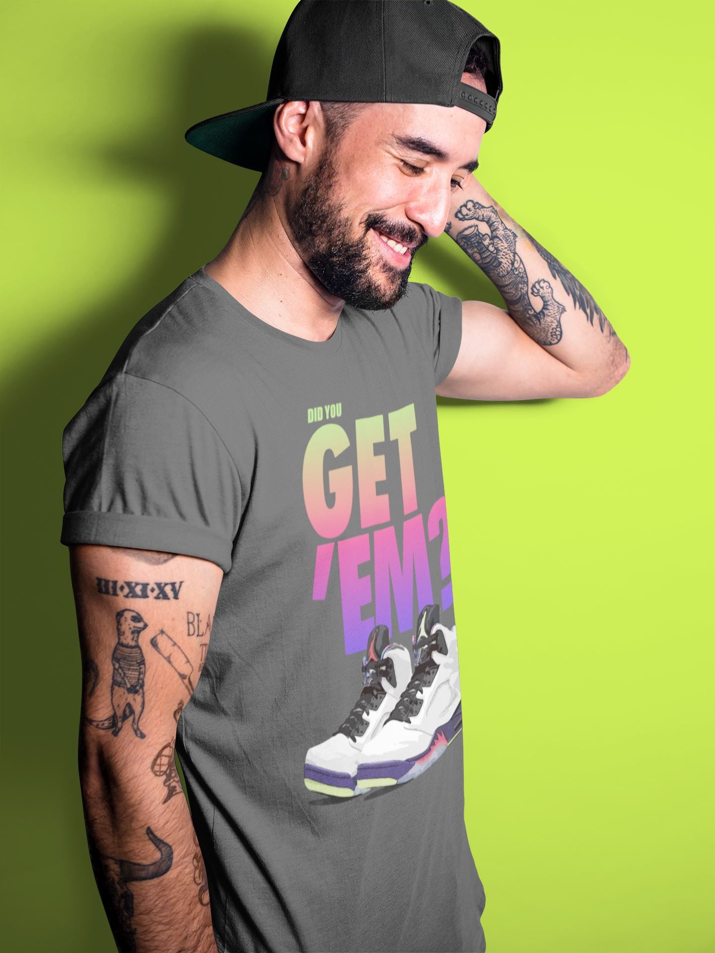 Did You Get 'Em Unisex Tops - Air Jordan 5 Ghost Green