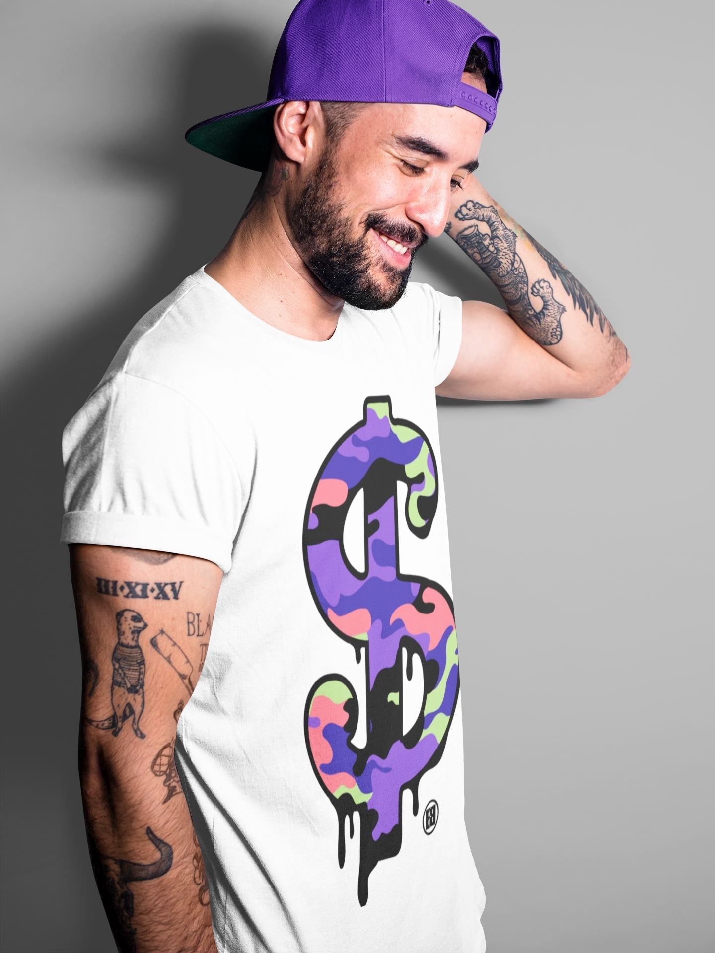 Dollar Camo Unisex Tops - Air Jordan 5 Ghost Green