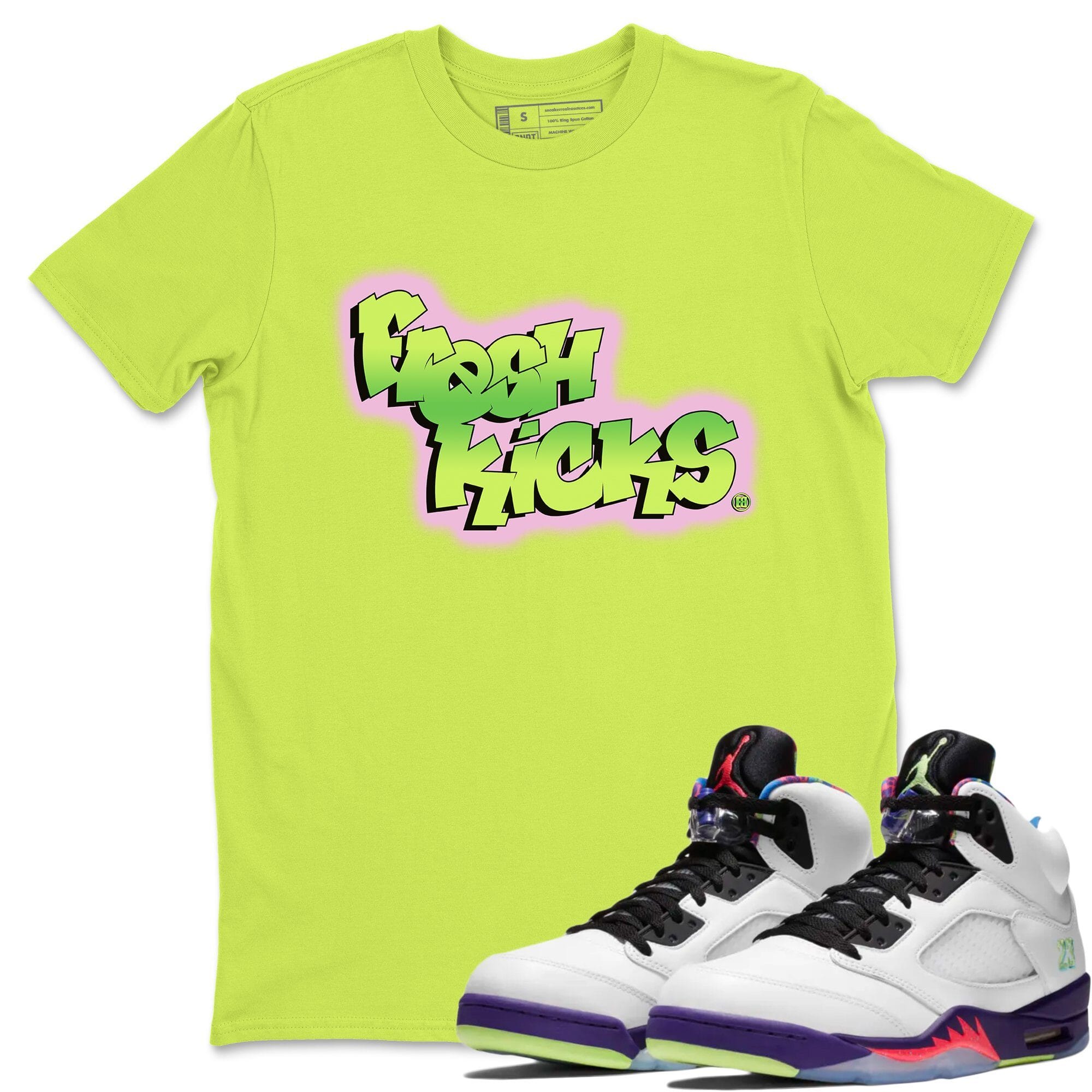 Fresh Kicks Unisex Tops - Air Jordan 5 Ghost Green