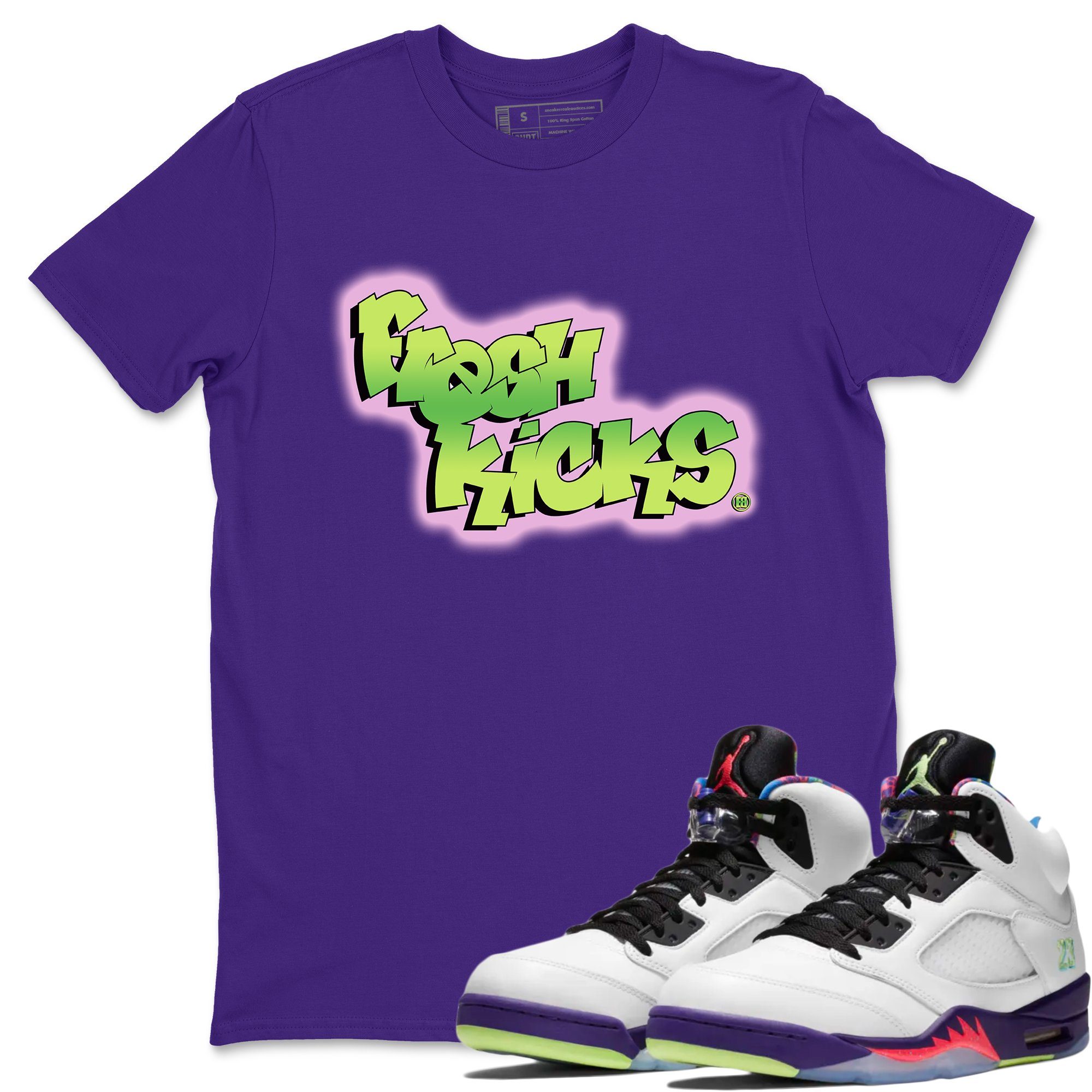 Fresh Kicks Unisex Tops - Air Jordan 5 Ghost Green