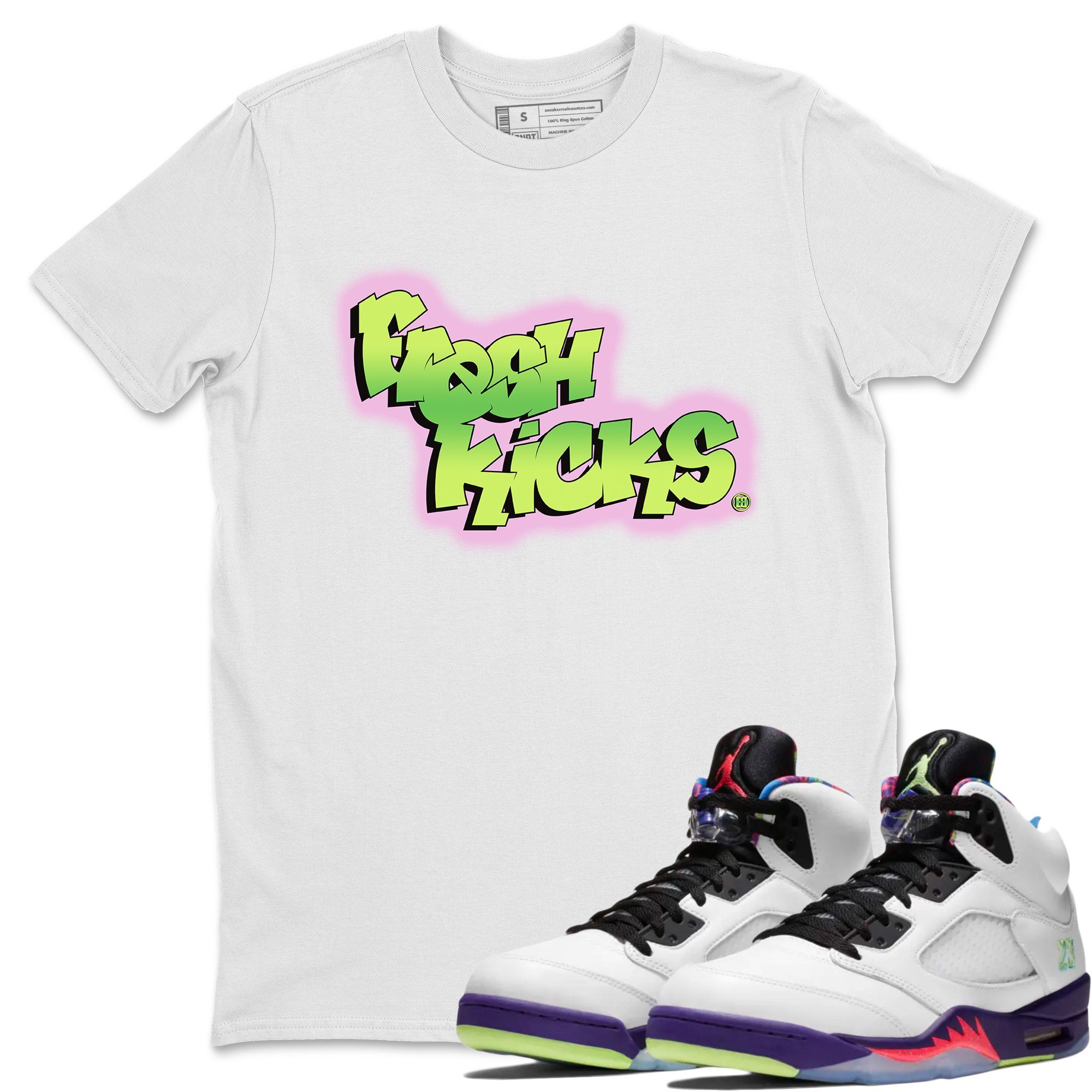 Fresh Kicks Unisex Tops - Air Jordan 5 Ghost Green