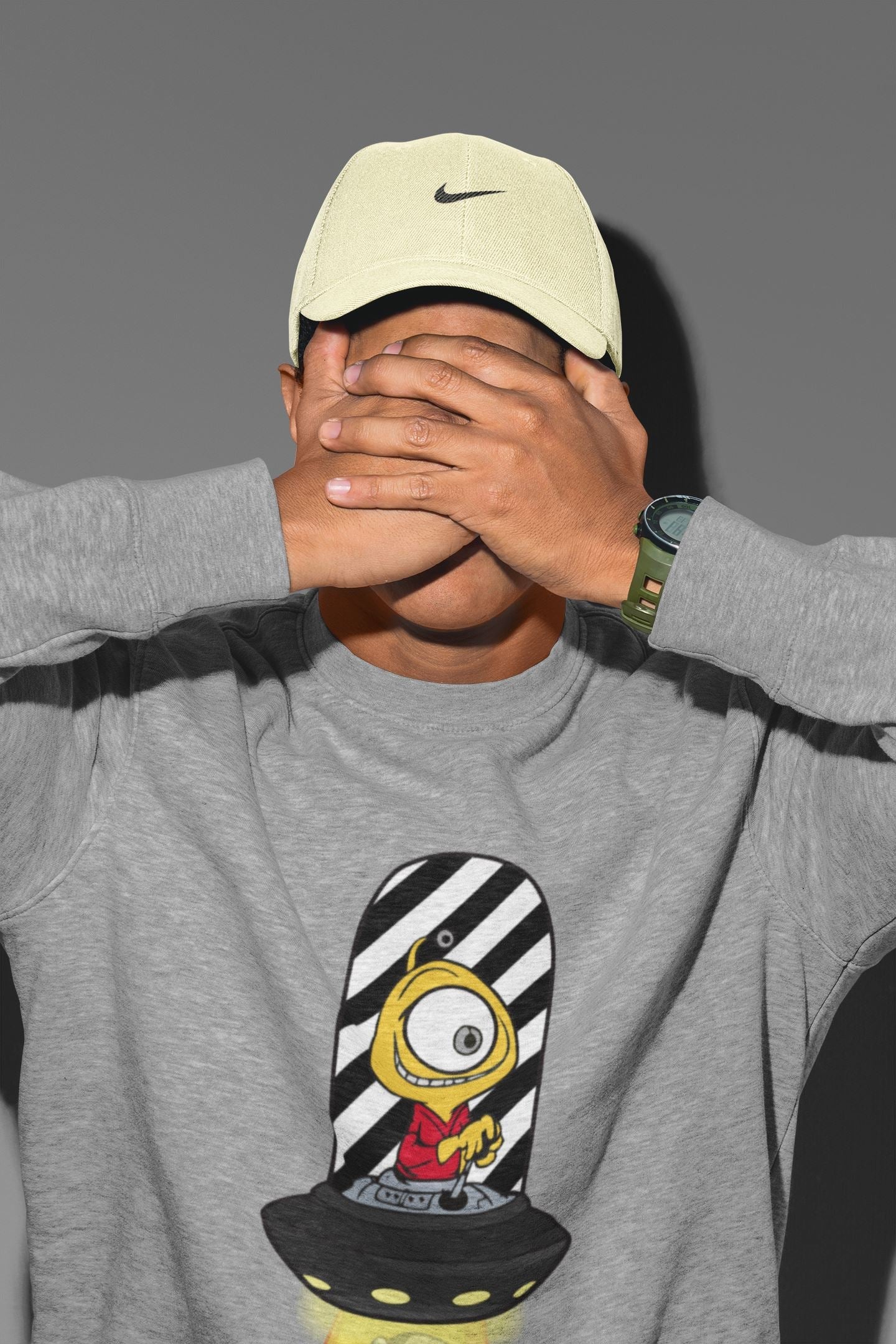 Alien Unisex Tops - Air Jordan 5 OFF-WHITE Sail