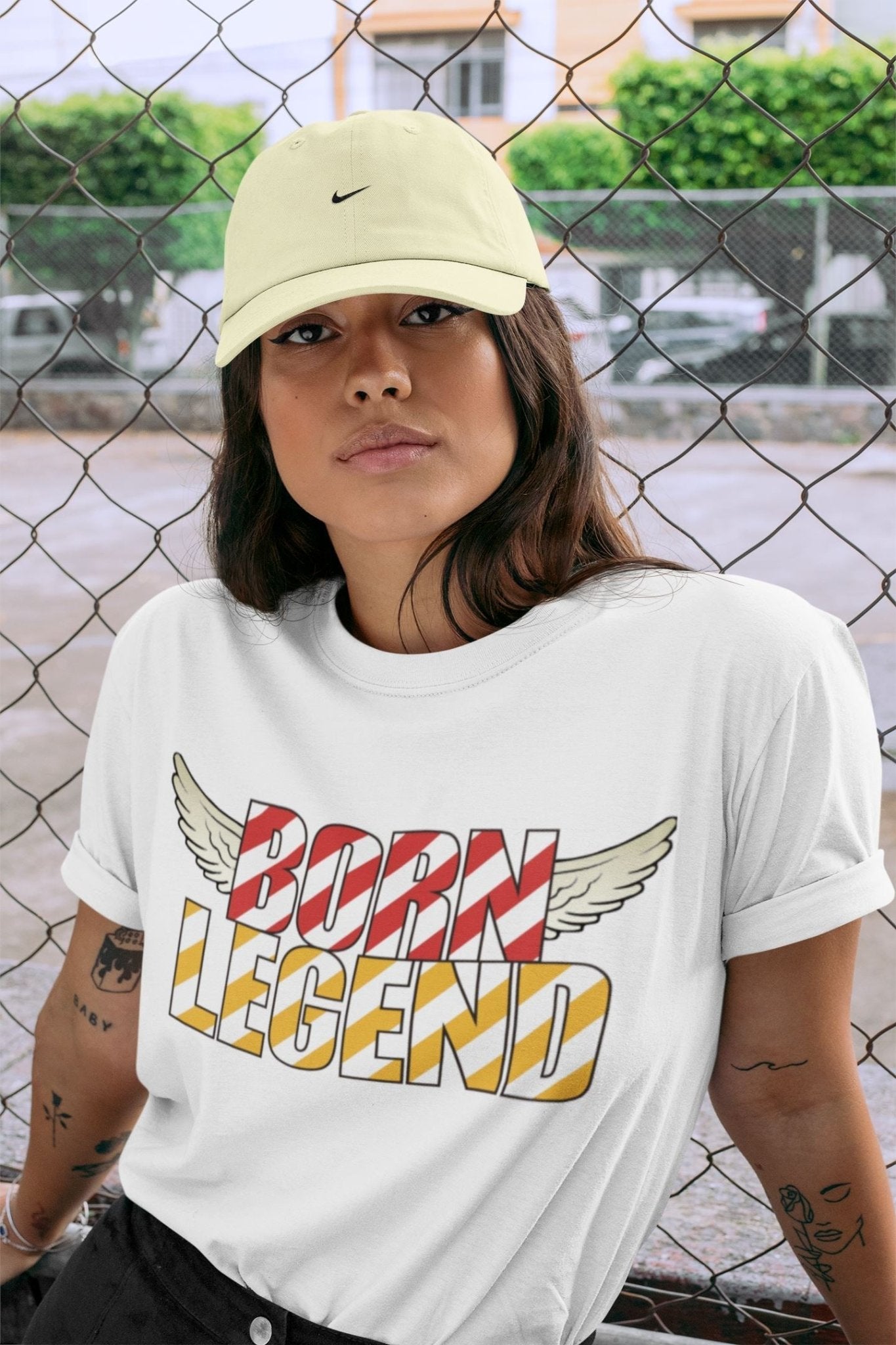 Born Legend Unisex Tops - Air Jordan 5 OFF-WHITE Sail