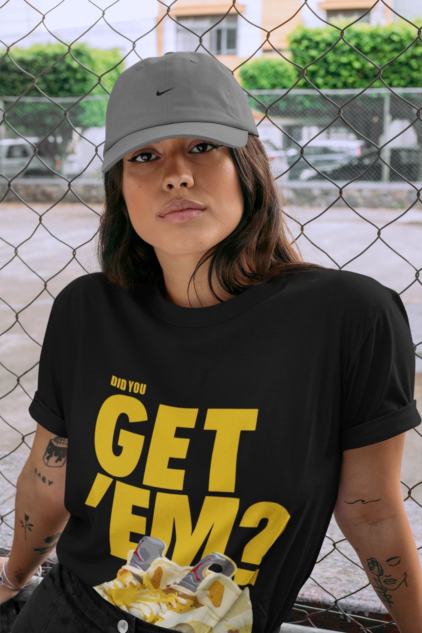 Did You Get 'Em Unisex Tops - Air Jordan 5 OFF-WHITE Sail