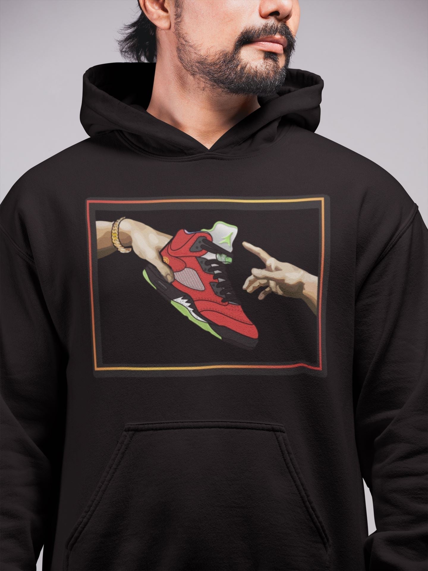Adam's Creation Unisex Tops - Air Jordan 5 What The