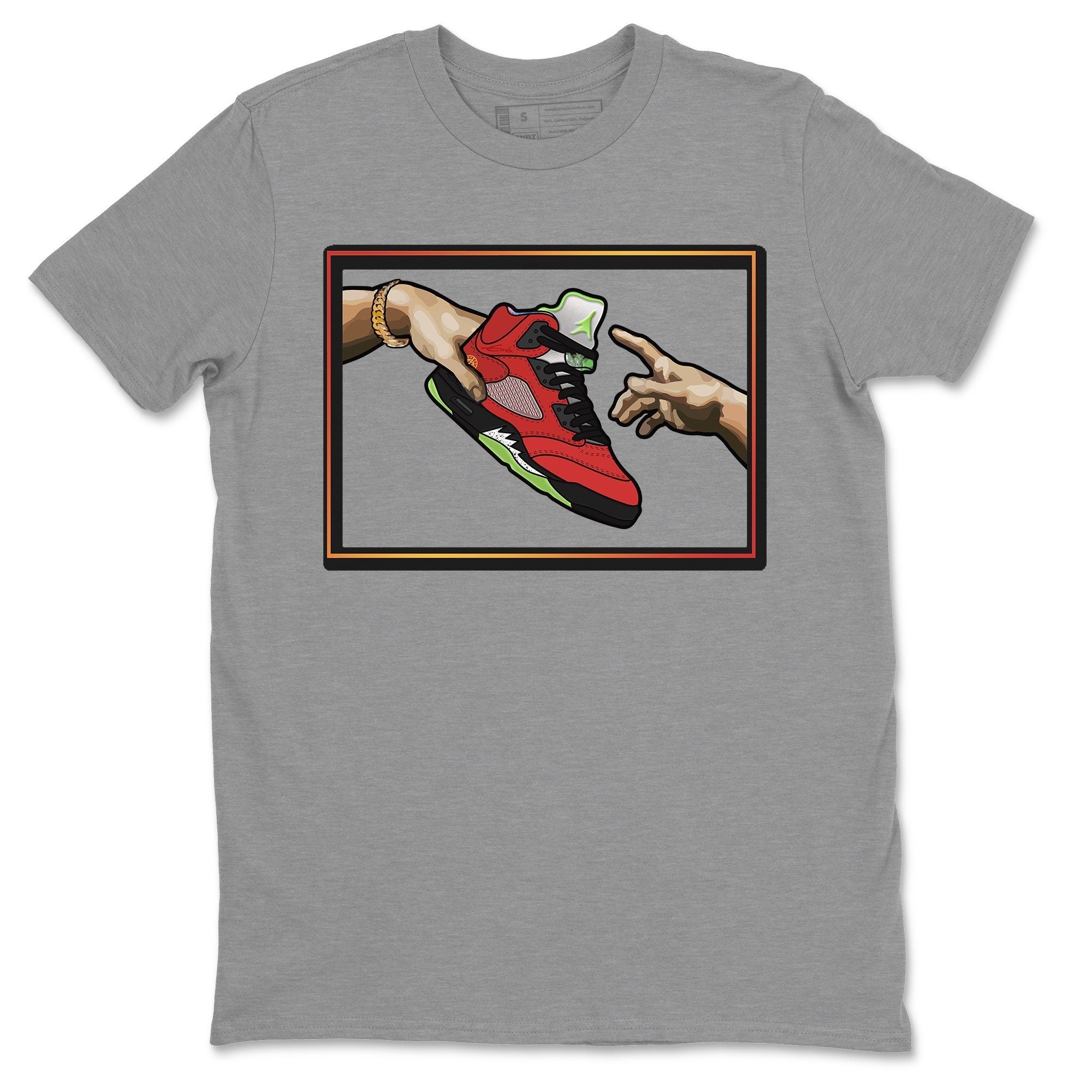 Adam's Creation Unisex Tops - Air Jordan 5 What The