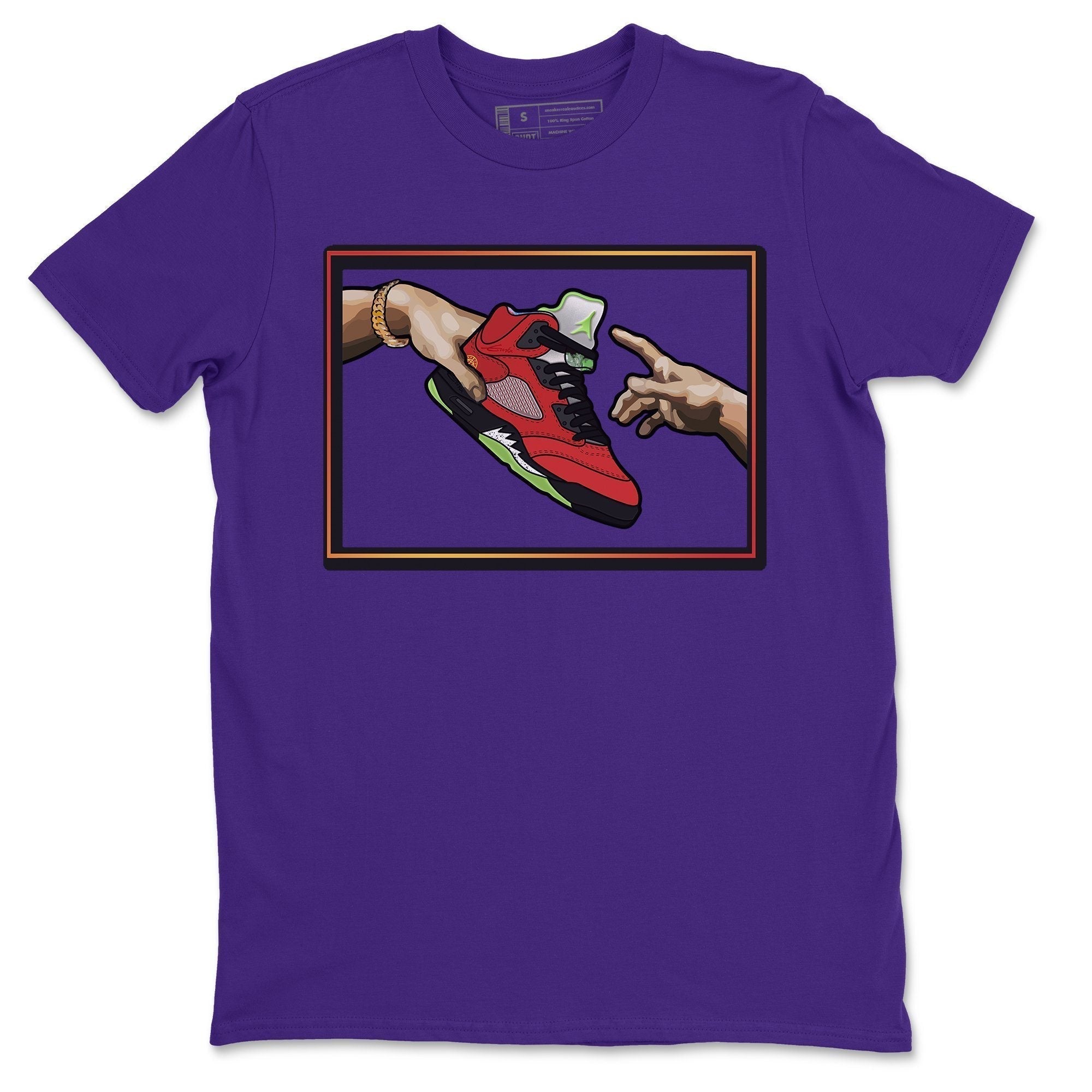 Adam's Creation Unisex Tops - Air Jordan 5 What The