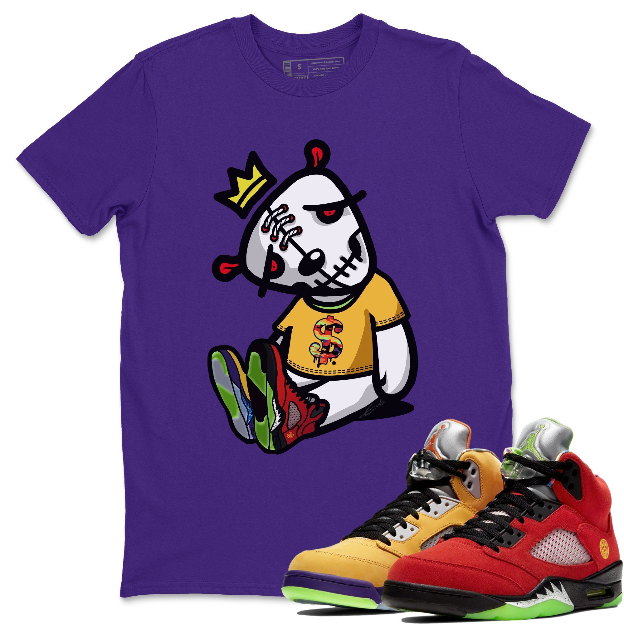 Dead Dolls Unisex Tops - Air Jordan 5 What The