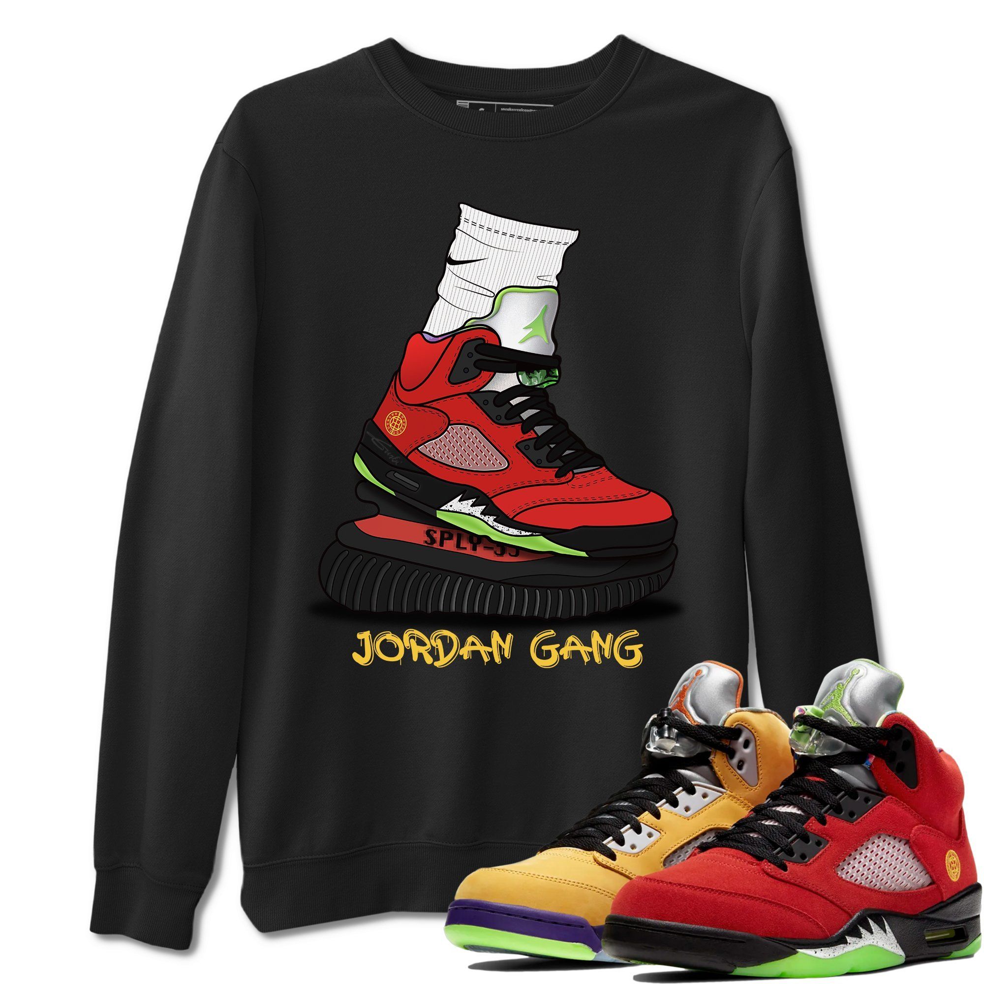 Air Jordan Gang Unisex Tops - Air Jordan 5 What The