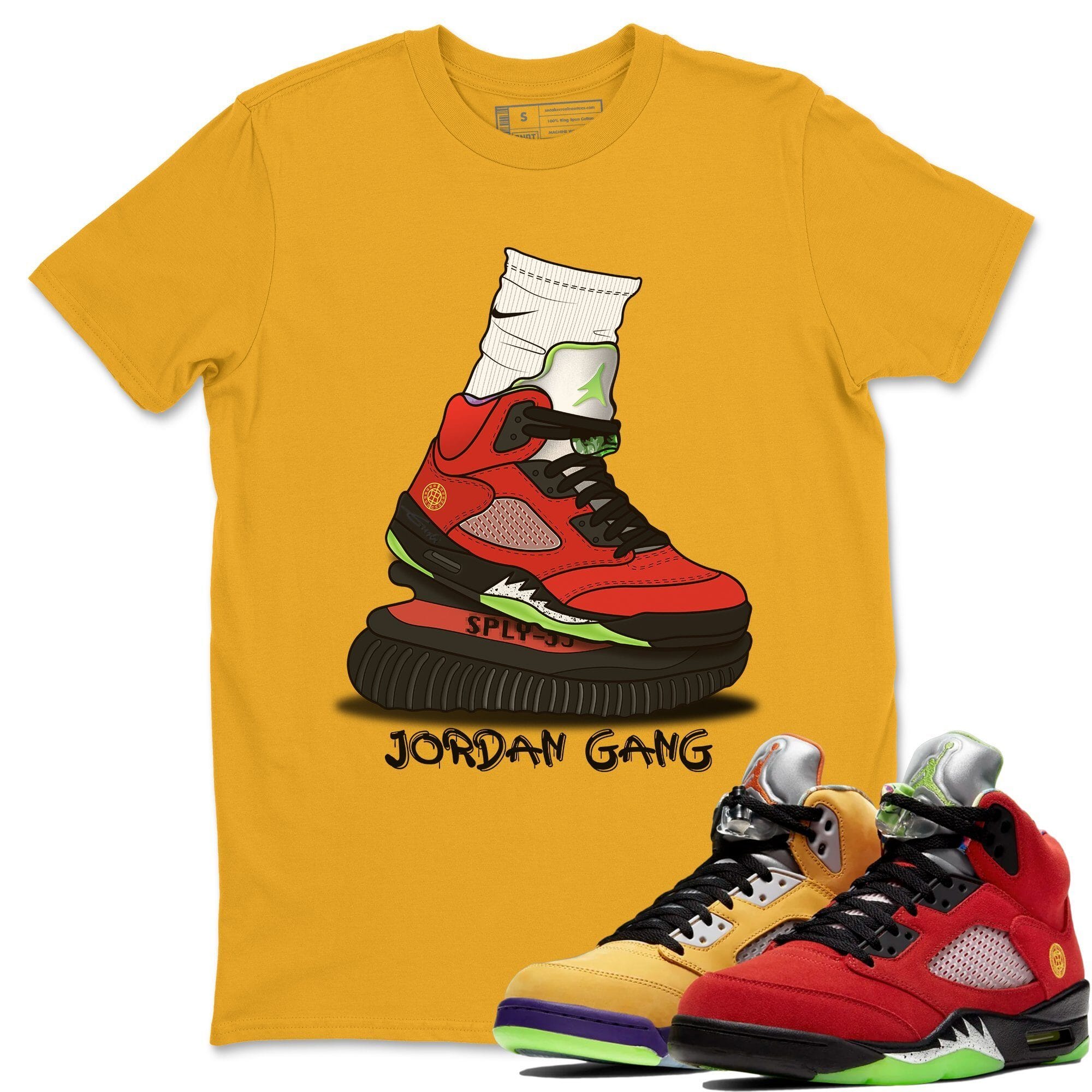 Air Jordan Gang Unisex Tops - Air Jordan 5 What The
