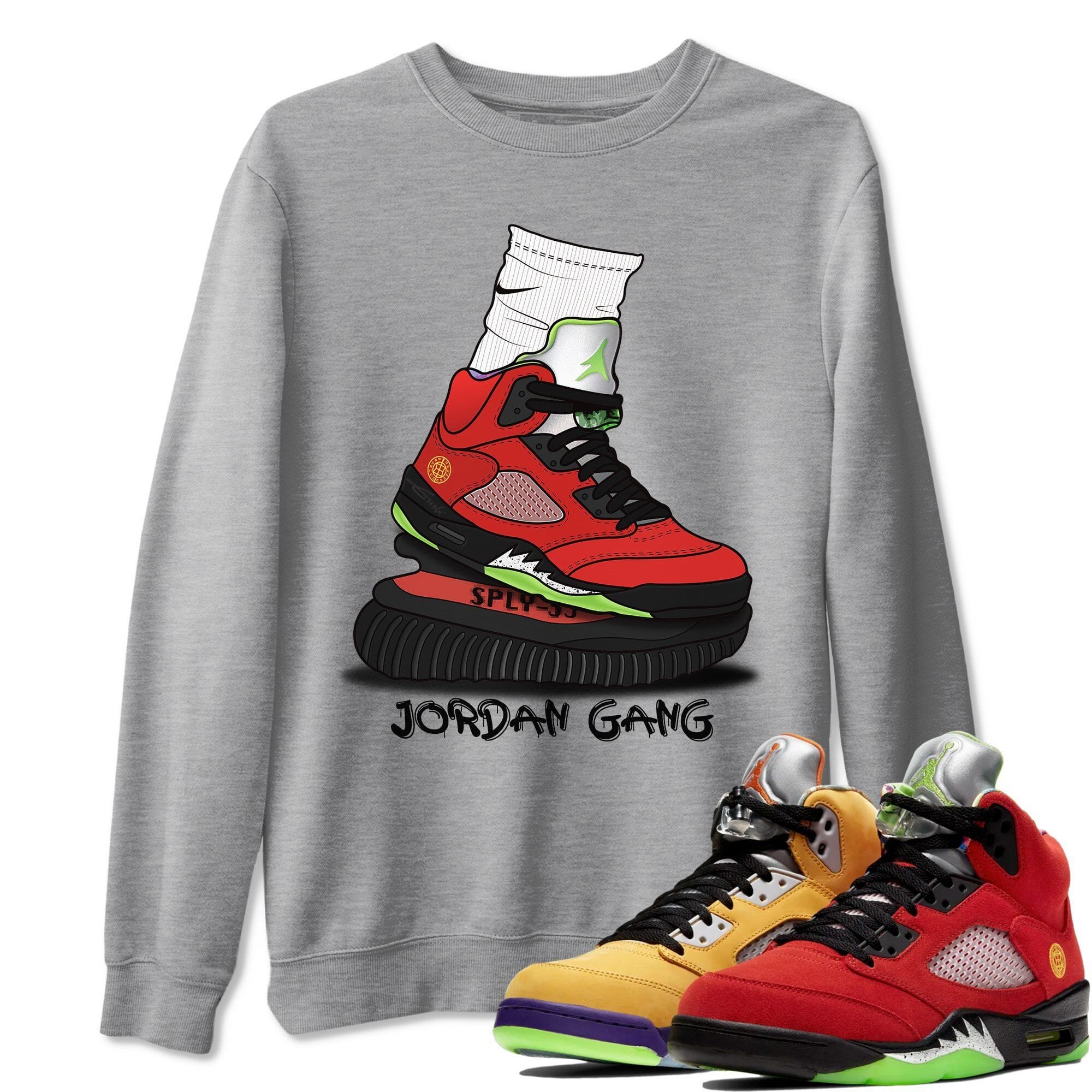 Air Jordan Gang Unisex Tops - Air Jordan 5 What The
